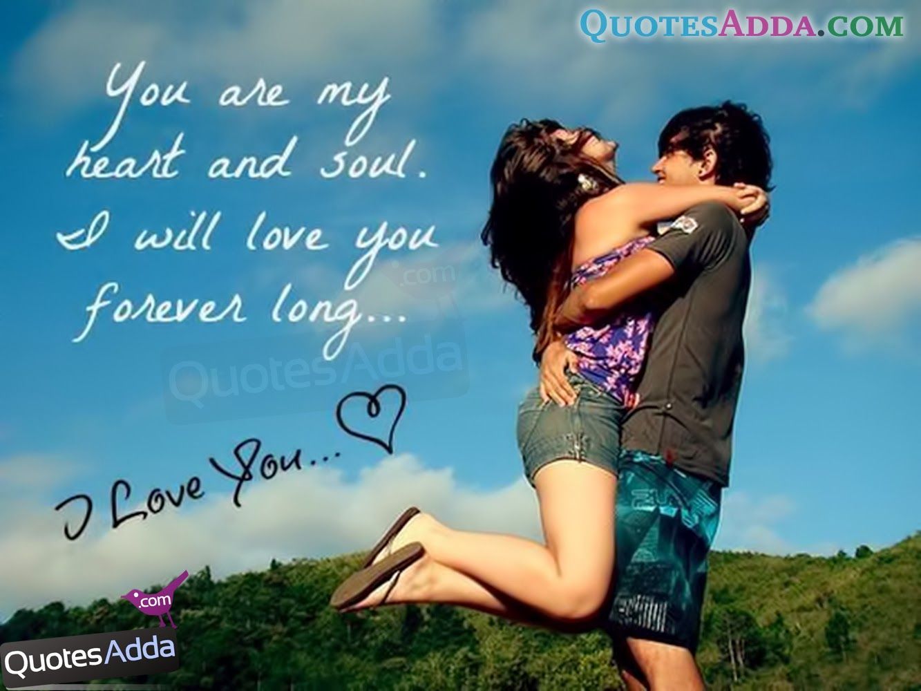 Coppia abbraccio frase amore, 1333x1000 720p, PC