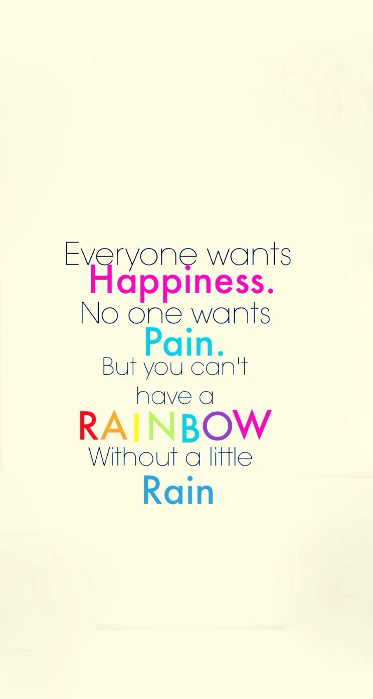 Frase felicità arcobaleno colorata, 744x1392 Verticale, iPhone Pro Max