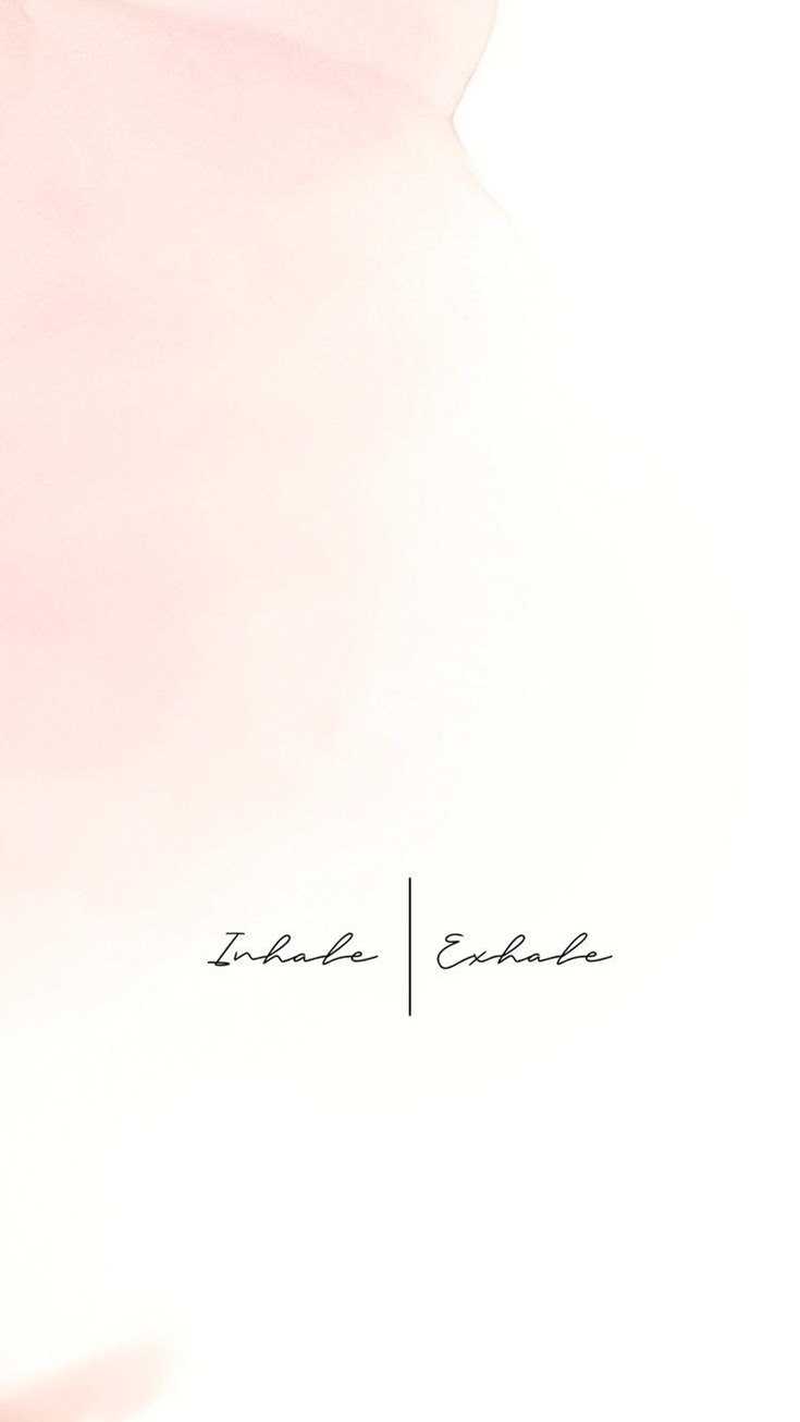 Frase Inhale Exhale rosa, 735x1306 Full HD Verticale, iPhone Pro