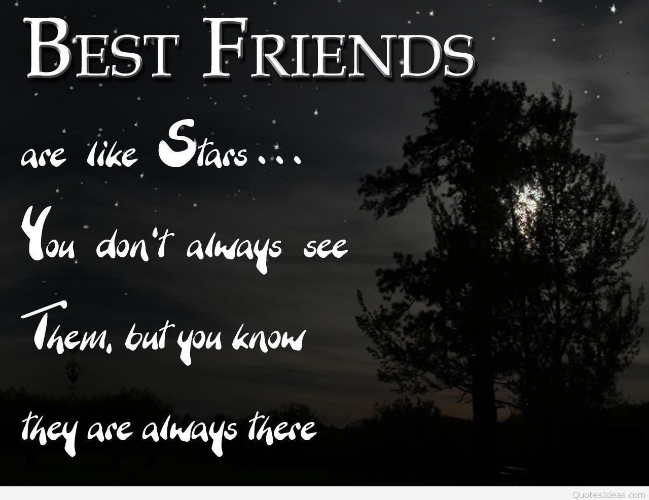 Citazione Best Friends notturna, 1280x987 HD, Desktop