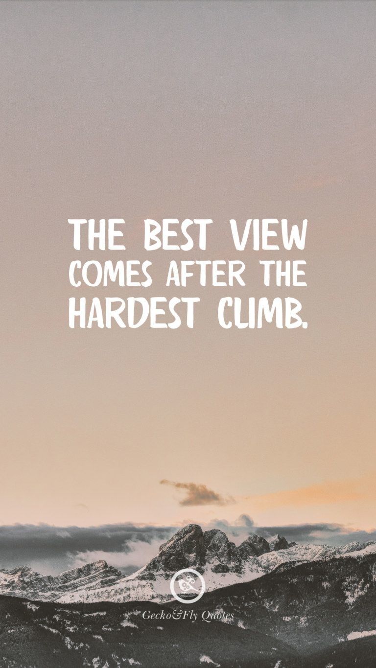 Montagne con frase motivazionale, 768x1365 Full HD Verticale, iPhone Pro Max