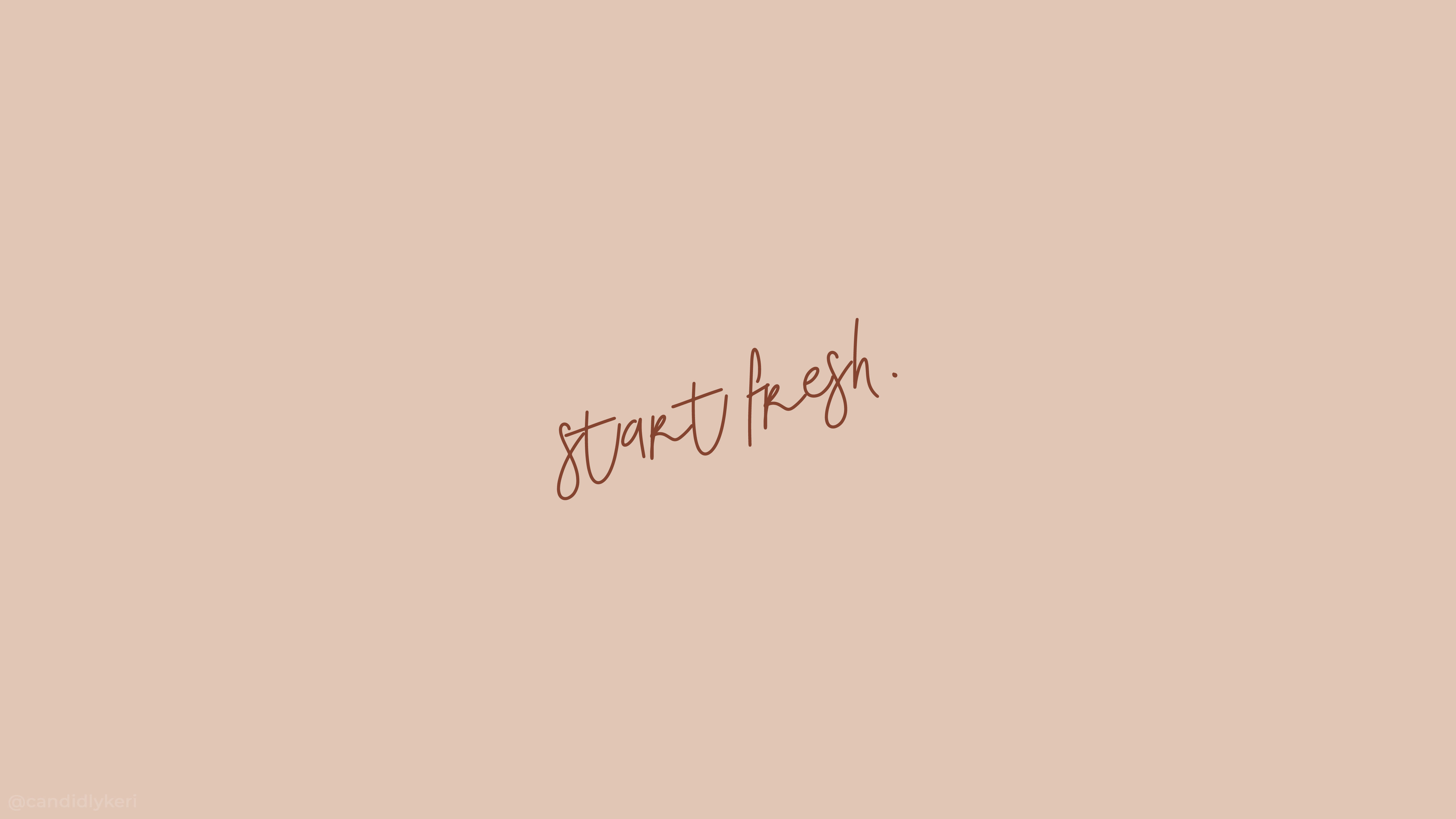 scritta start fresh rosa, 5120x2880 UHD, Monitor 4K