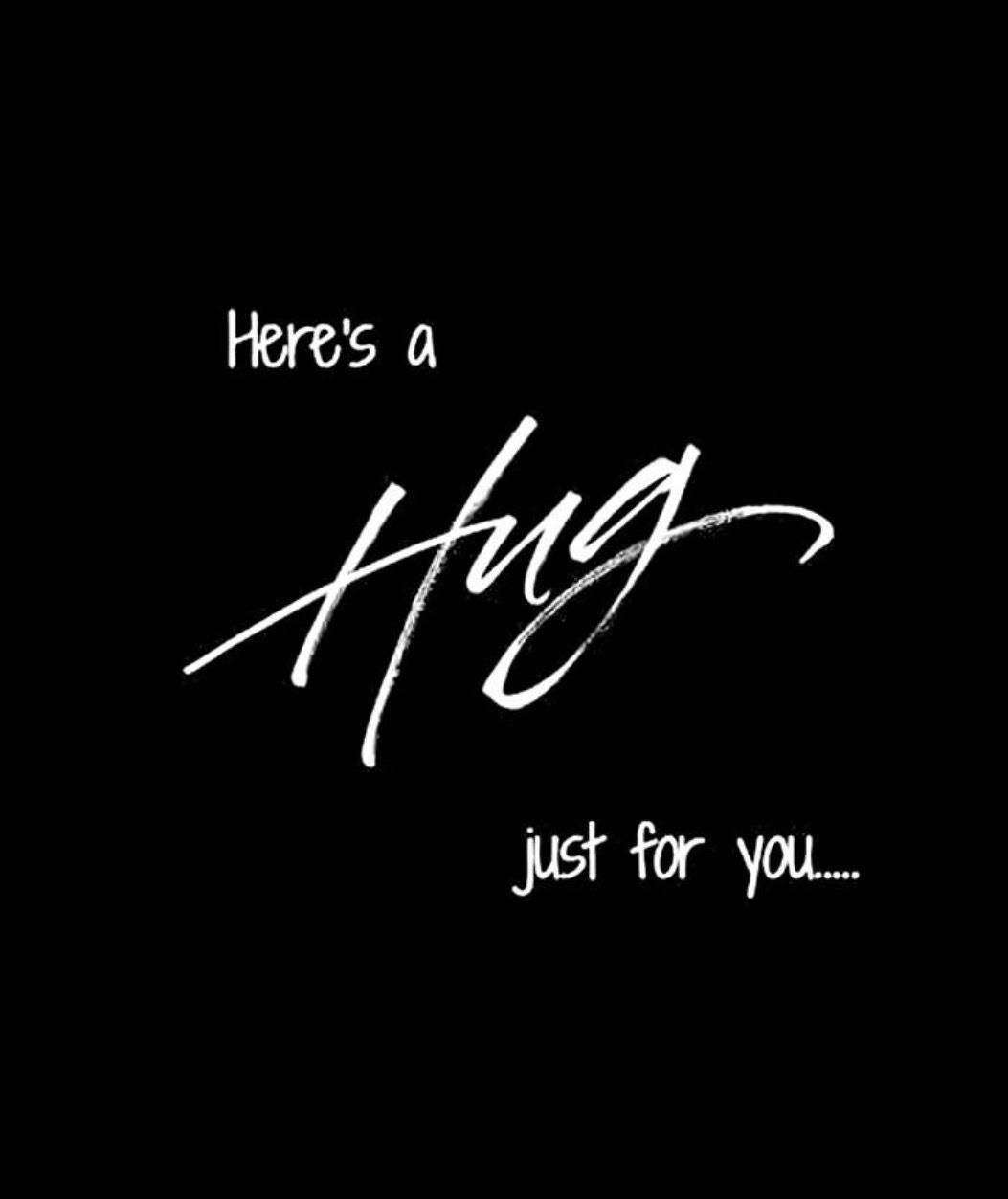 Scritta hug su nero, 1053x1253 Verticale, Mobile