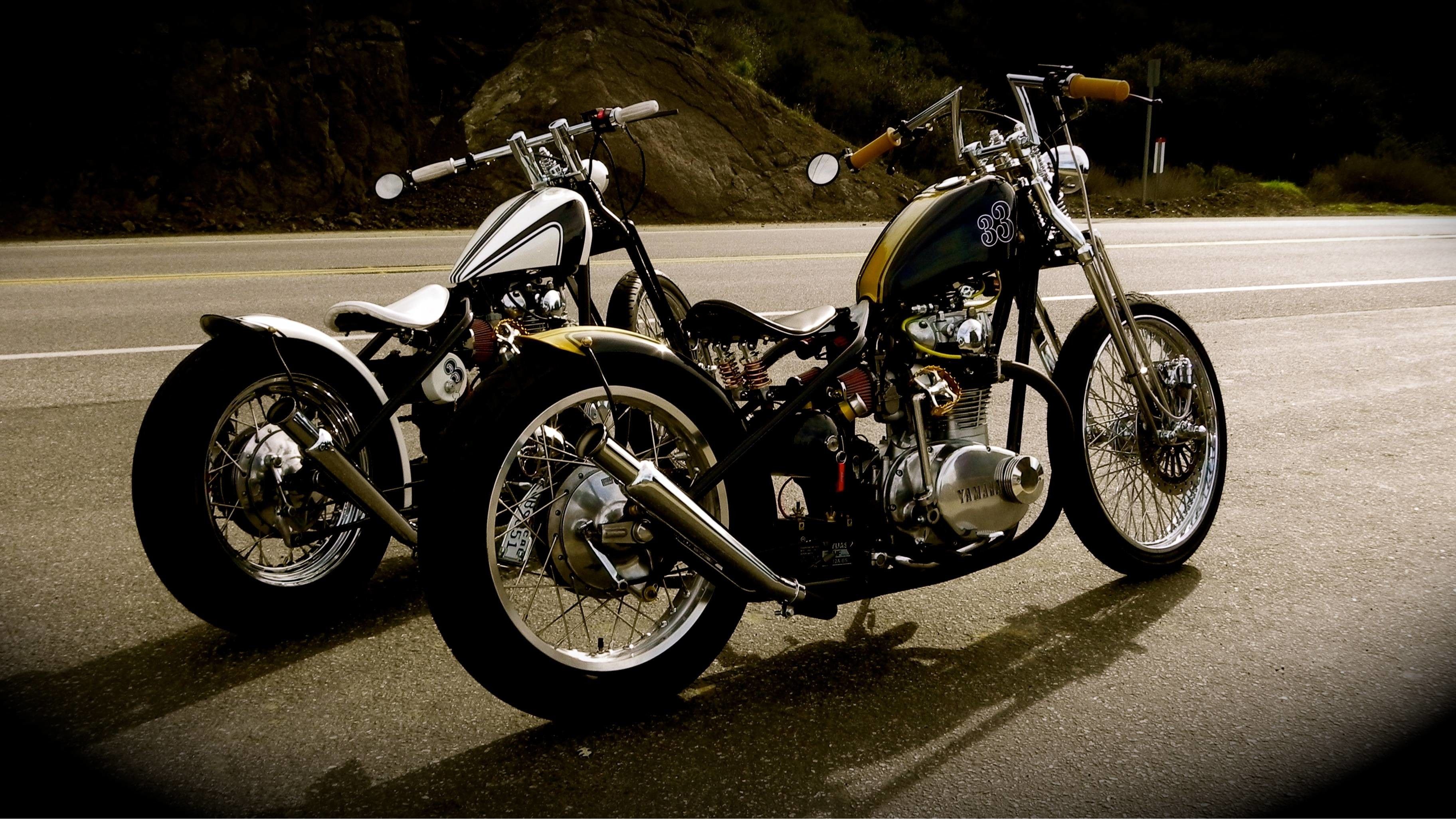 Moto bobber custom strada, 3648x2051 2K+, Monitor Gaming