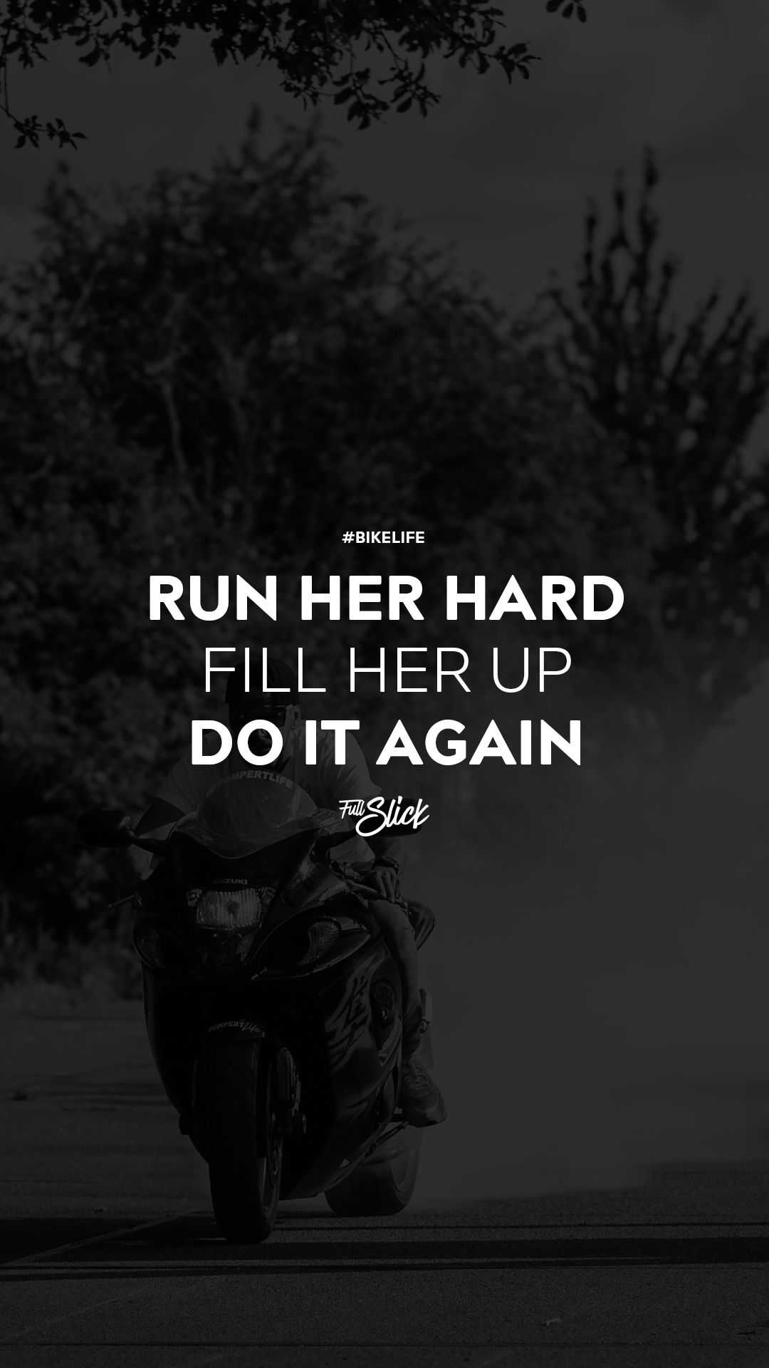 Moto in bianco e nero, frase, 1080x1920 Verticale, Samsung Galaxy