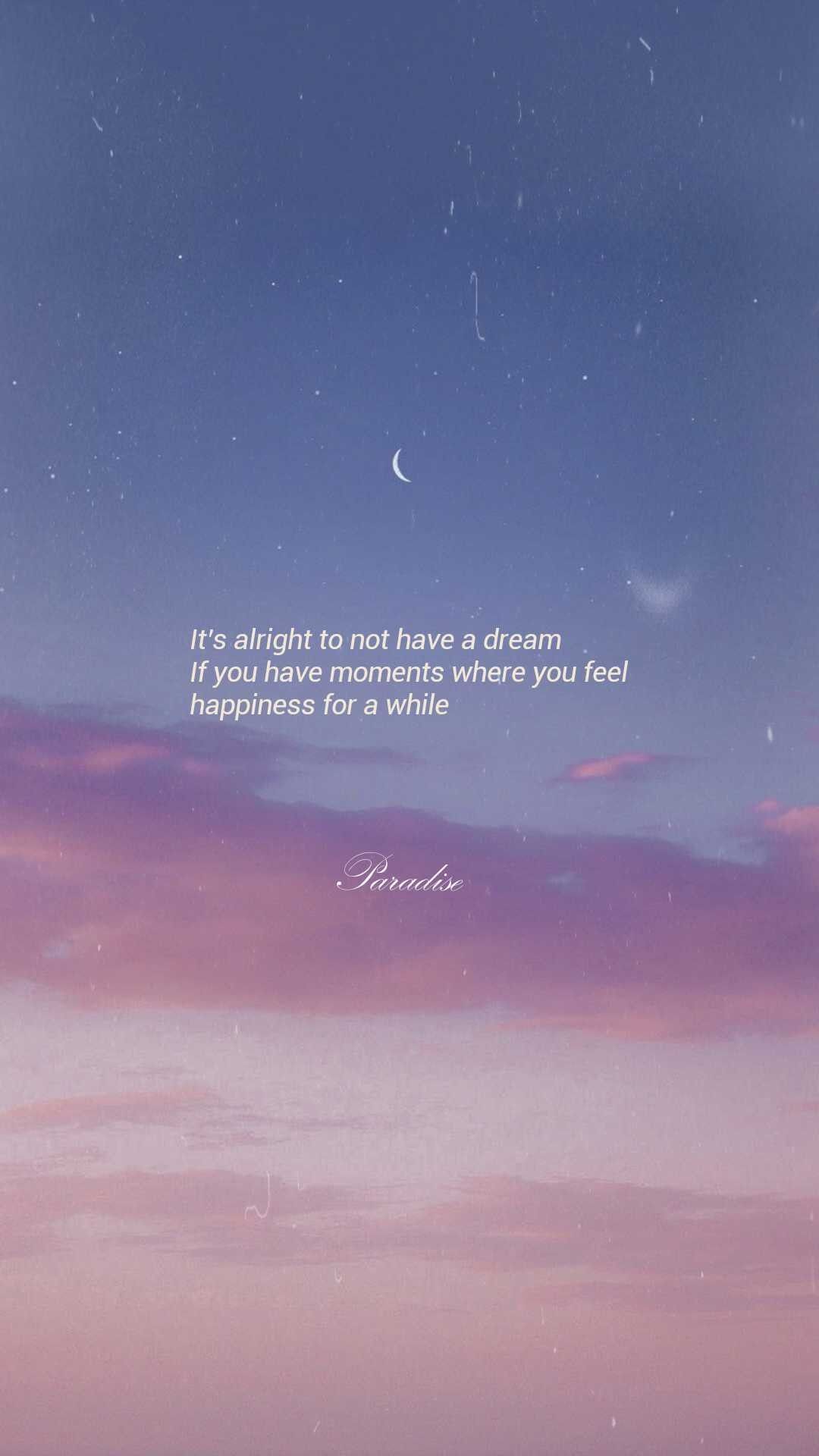 Cielo al tramonto con luna, 1080x1920 Verticale, Mobile
