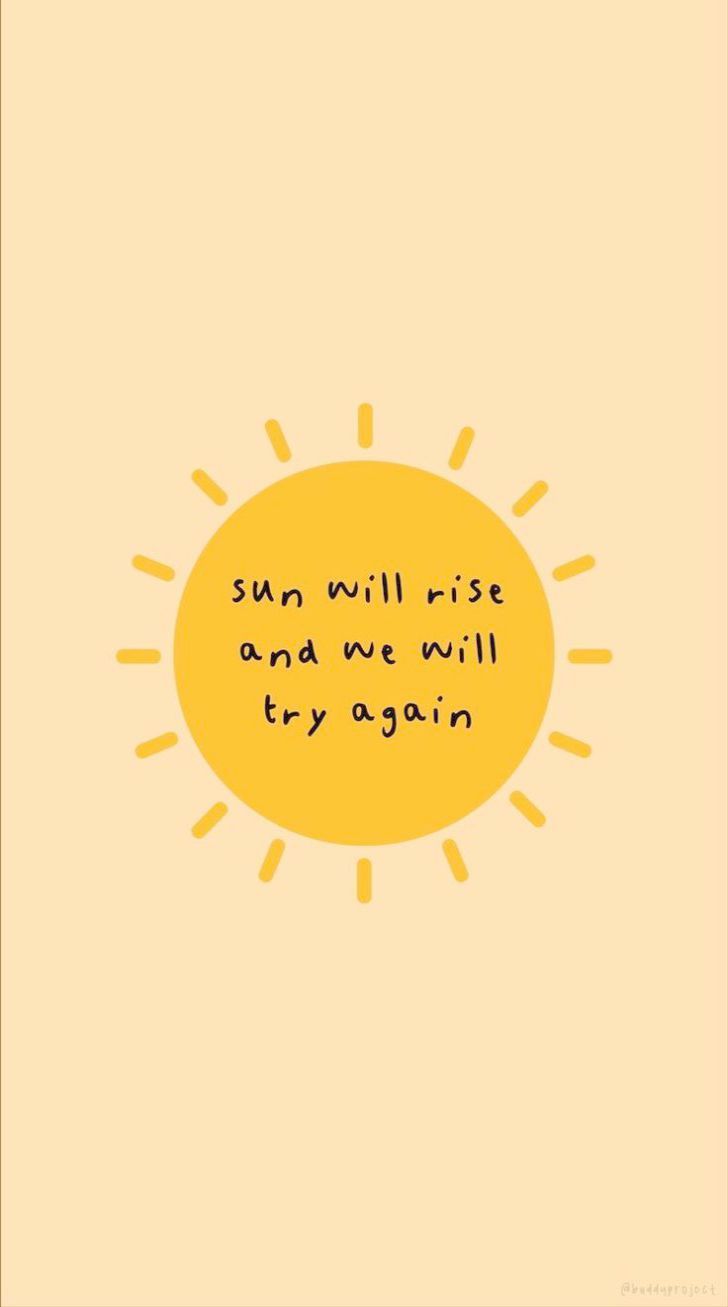 Sole disegnato con frase motivazionale, 728x1307 Verticale, Mobile