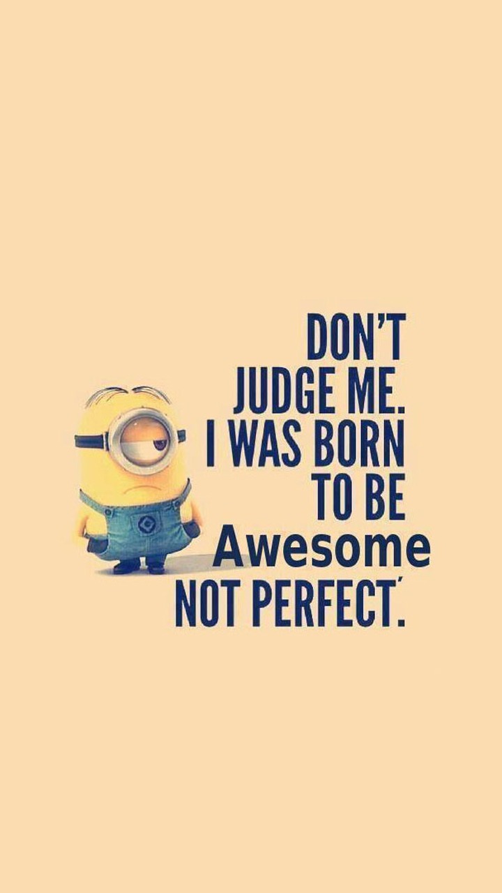 Minion con frase motivazionale, 720x1280 Full HD Verticale, iPhone