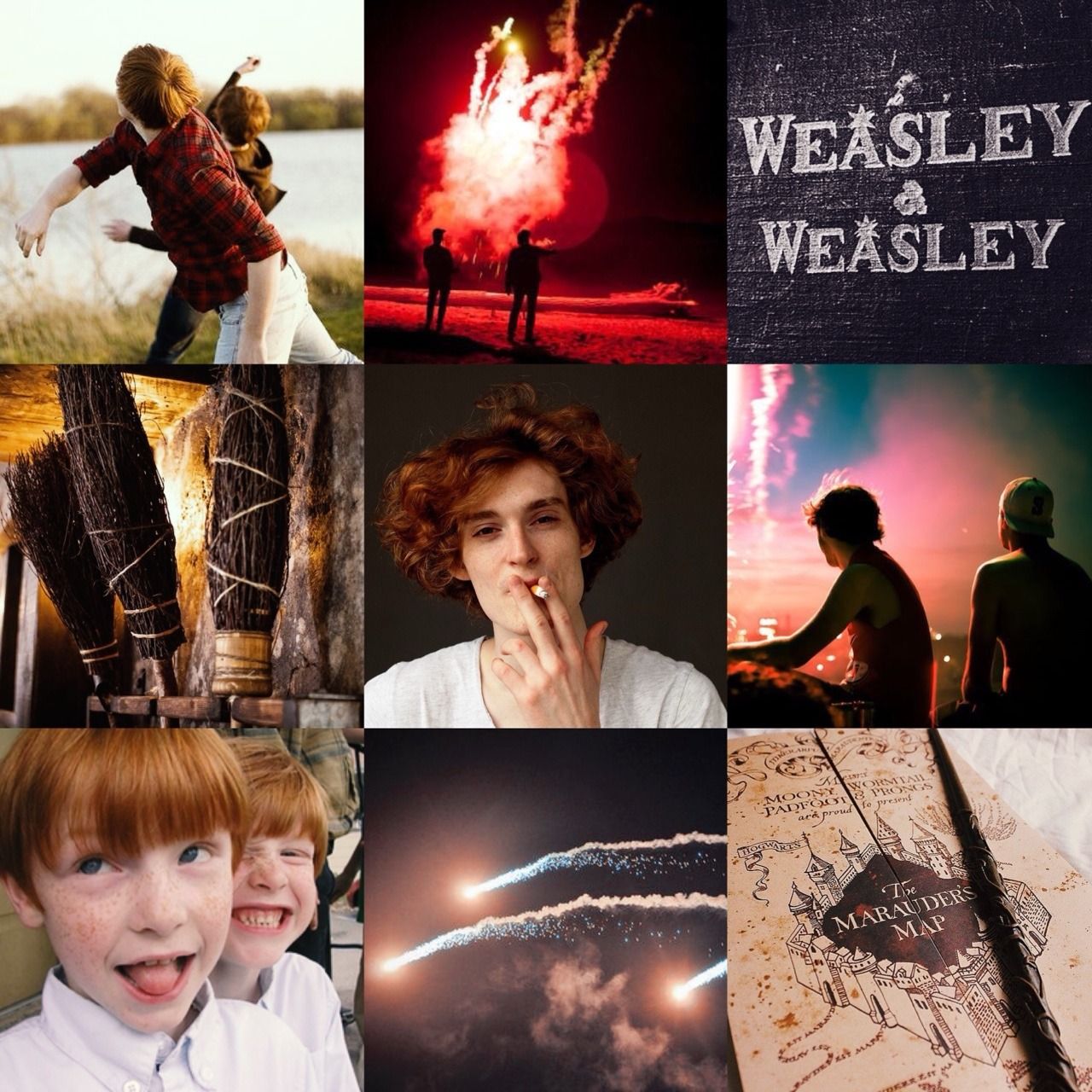 Fred e George Weasley collage, 750x1125 Verticale, POCO