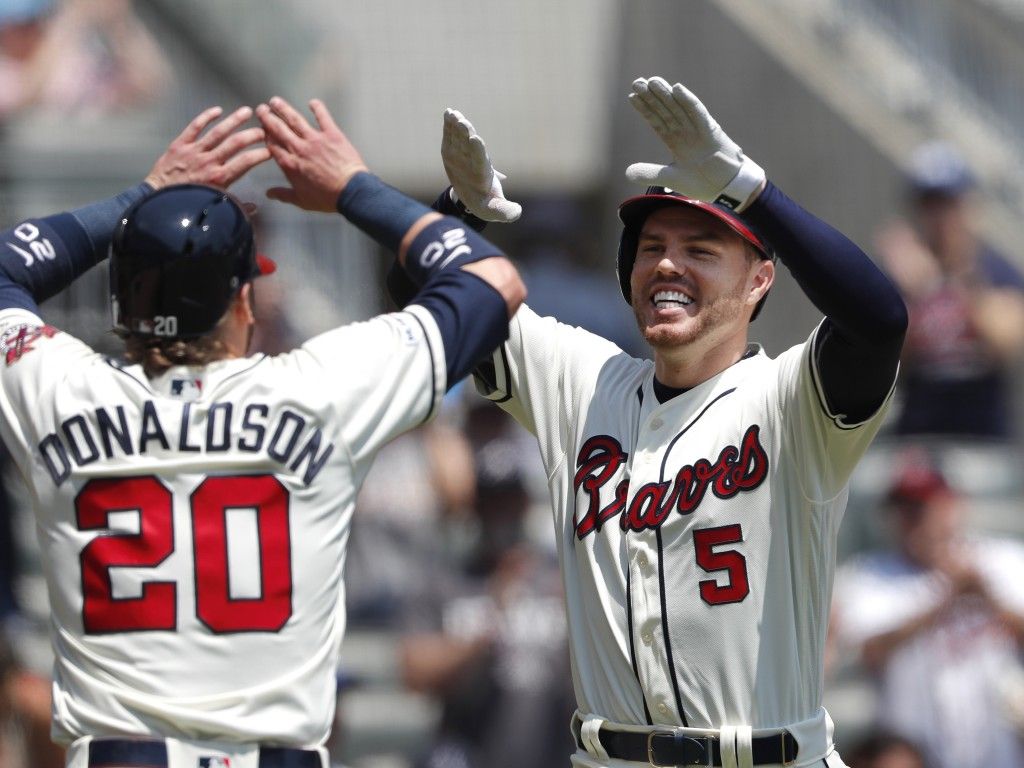 Giocatori Atlanta Braves baseball, 1920x1080 Full HD, Desktop