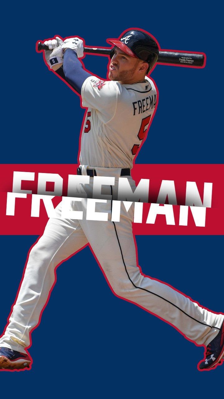 Freddie Freeman Atlanta Braves, 1080x1920 Verticale, Mobile