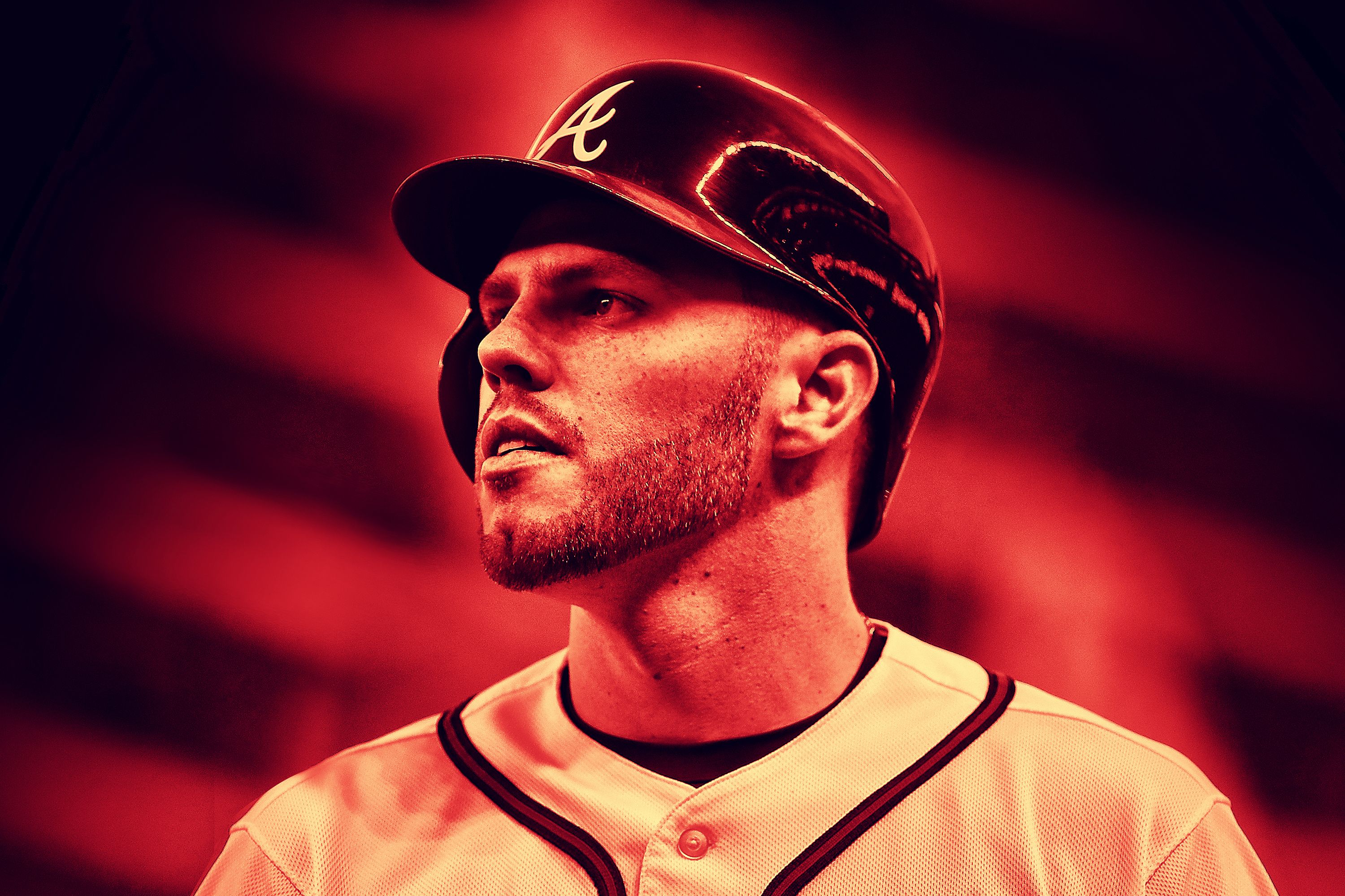 Giocatore baseball berretto Atlanta, 3000x1999 2K+, Desktop