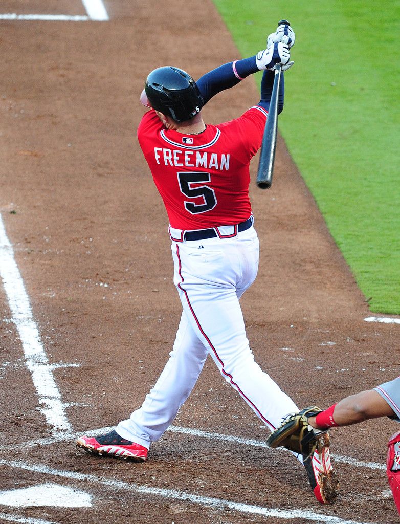 Giocatore baseball Freeman Braves, 782x1024 Verticale, Mobile
