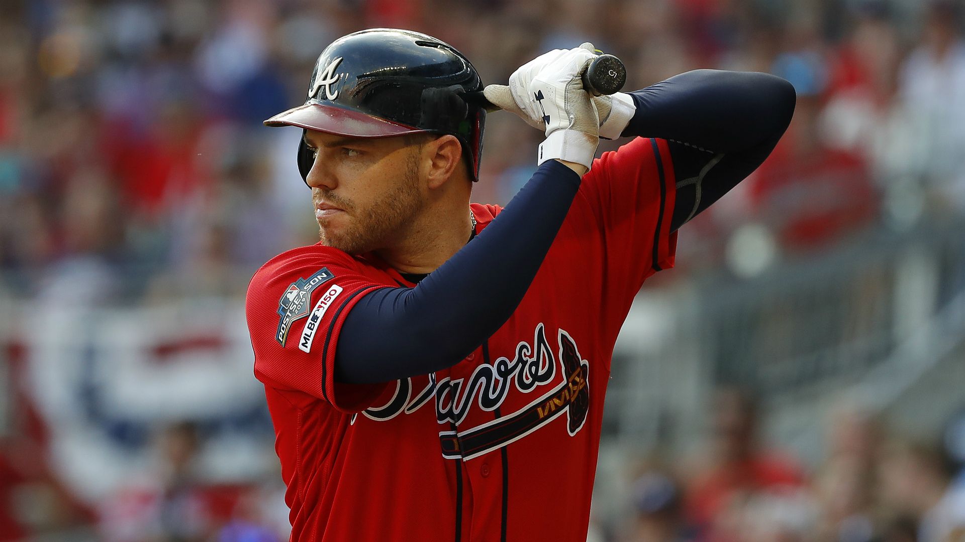 Freddie Freeman battuta Braves, Atlanta Braves, 1920x1080 Full HD 1080p, Desktop