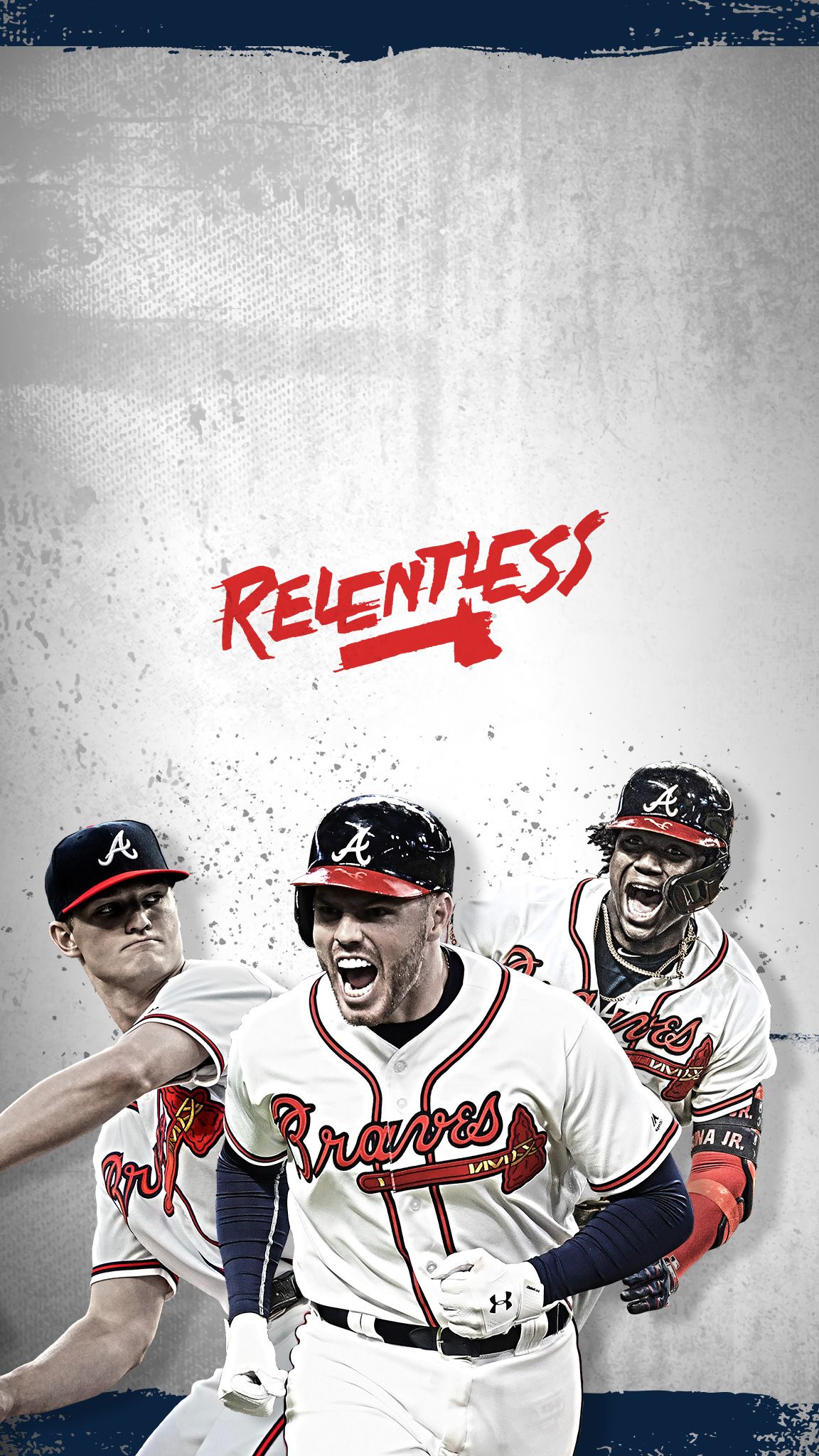 Giocatori Atlanta Braves baseball, MLB, 1152x2048 Verticale, Mobile