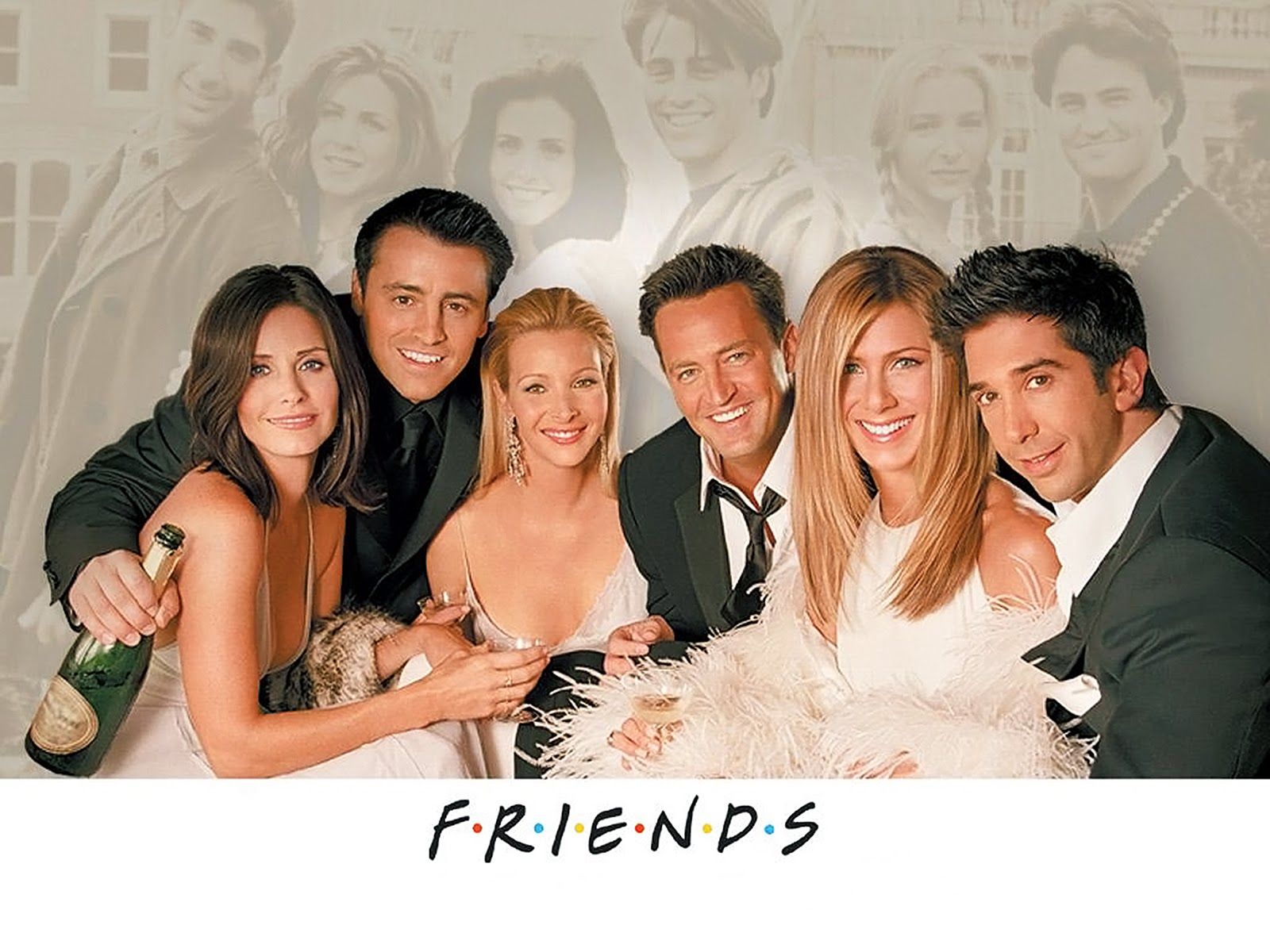 Cast serie TV Friends, 1600x1200 900p, PC Desktop