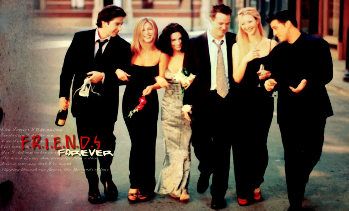 Cast Friends con frappè, 1280x1024 HD, Desktop