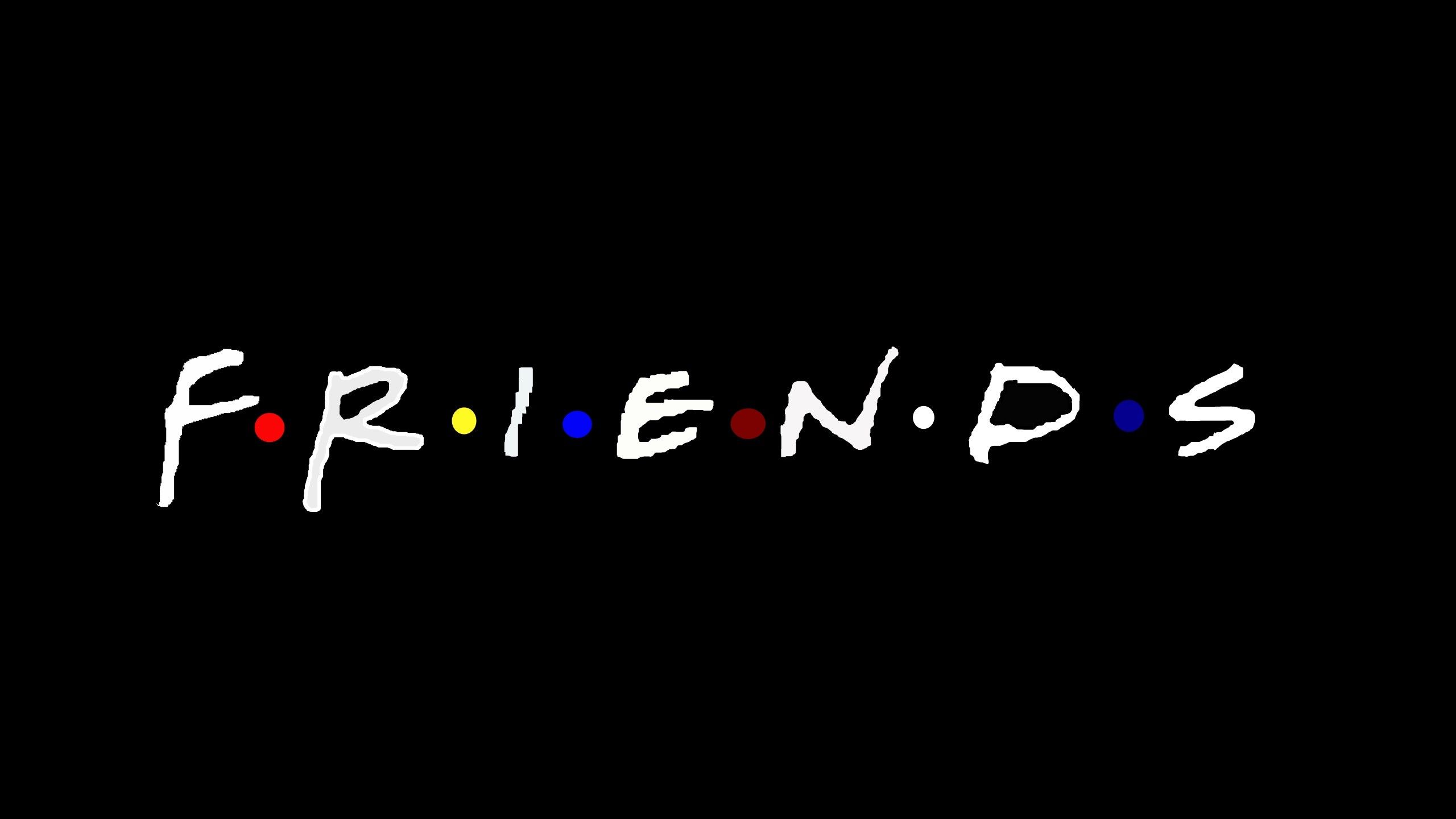 Logo Friends serie TV, 2560x1440 2K, PC Desktop