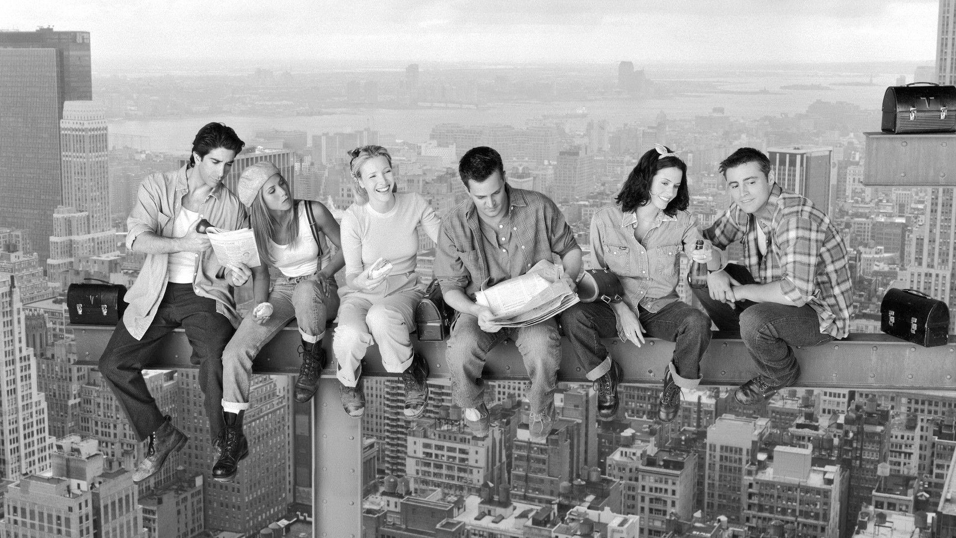 Cast Friends su trave, 1920x1080 Full HD 1080p, PC Desktop