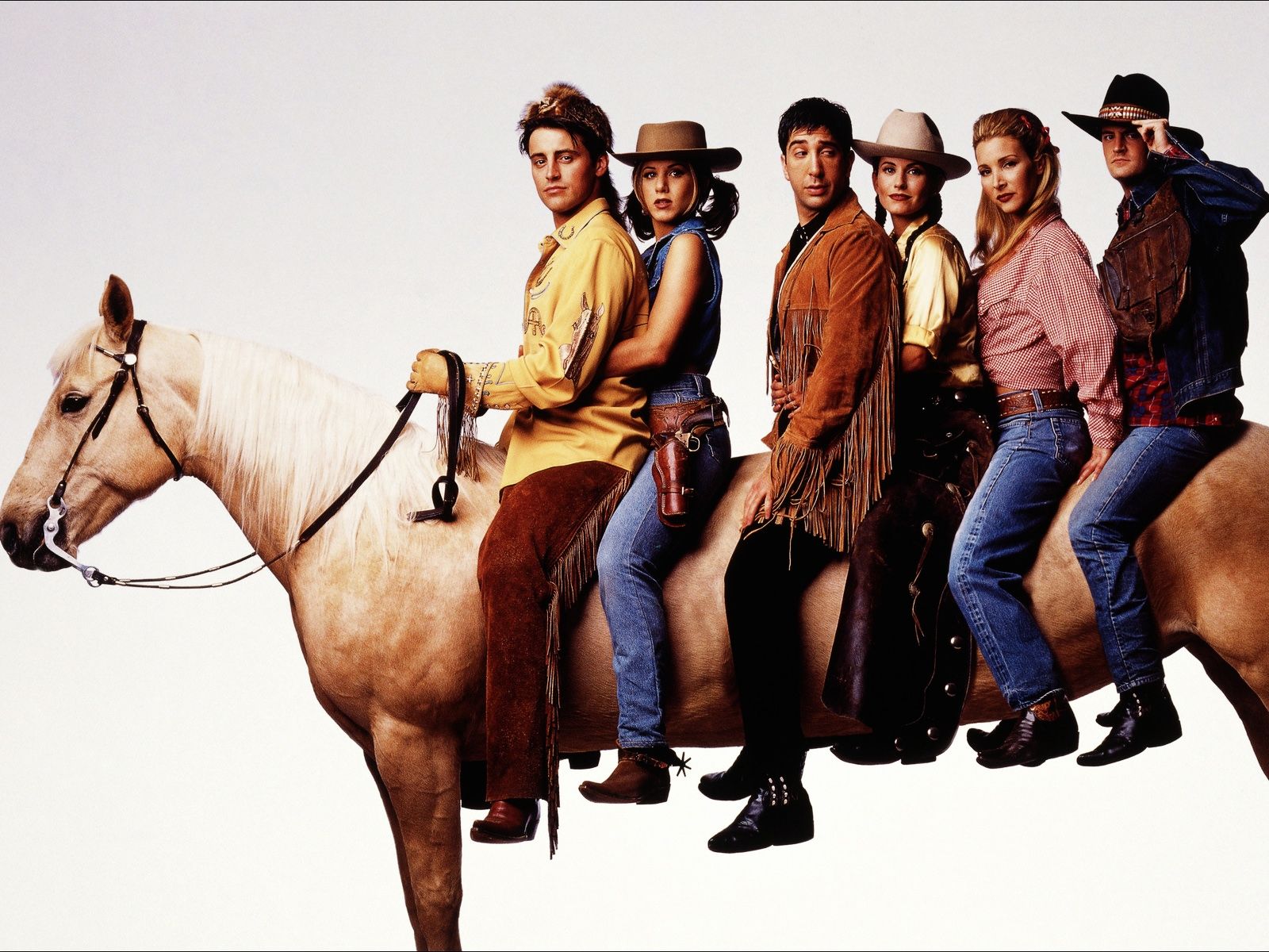 Cast Friends abiti cowboy cavallo, 1600x1200 HD, Monitor Gaming