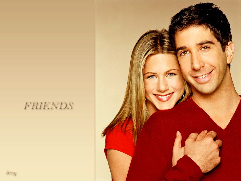 Rachel e Ross, serie Friends, 1024x768 HD, Desktop