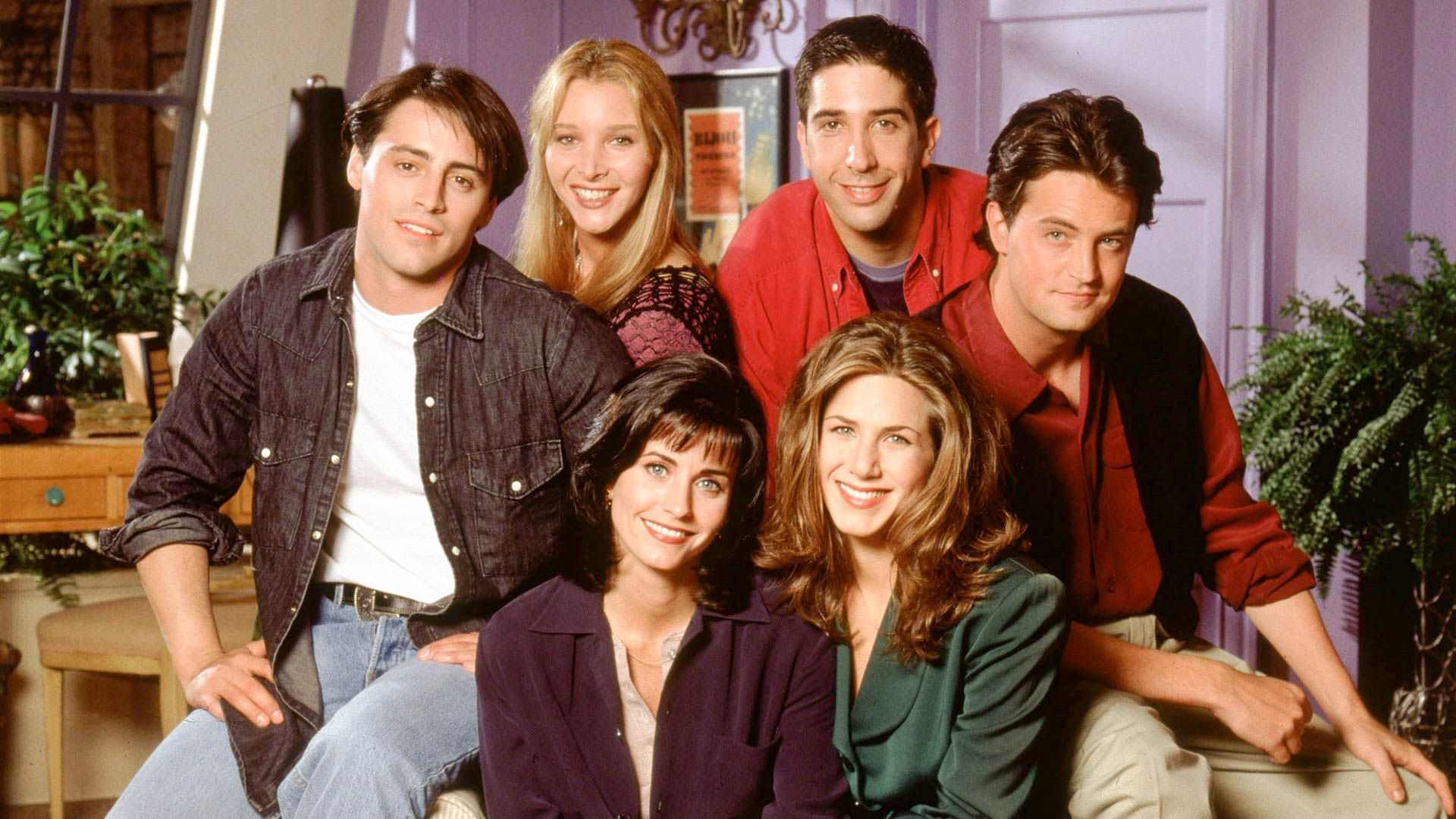 Cast serie TV Friends, 1366x768 HD, Desktop