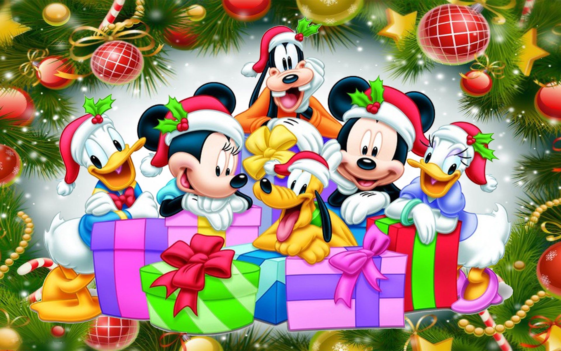 Topolino e amici Natale, Disney, 1920x1200 Full HD+, PC Desktop