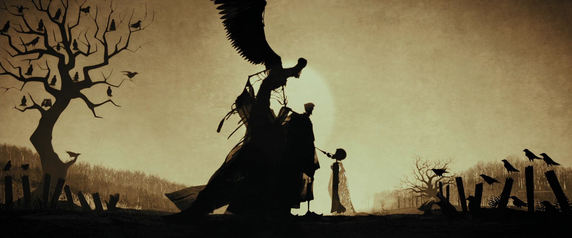 Harry Potter Morte silhouette, mondo magico, 1920x800 21:9, PC Desktop