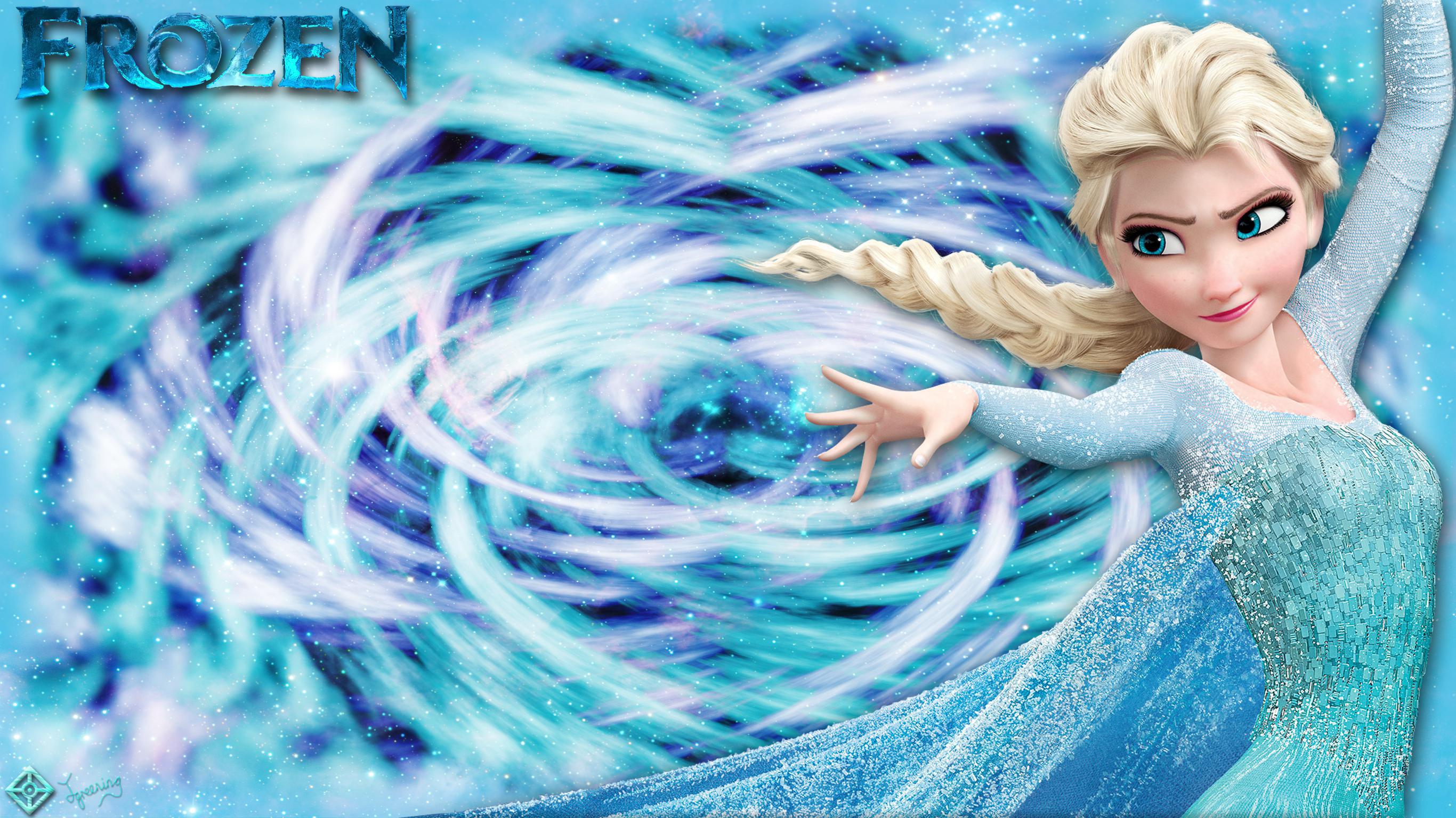 Elsa Frozen ghiaccio azzurro, 1680x1050 900p, Desktop