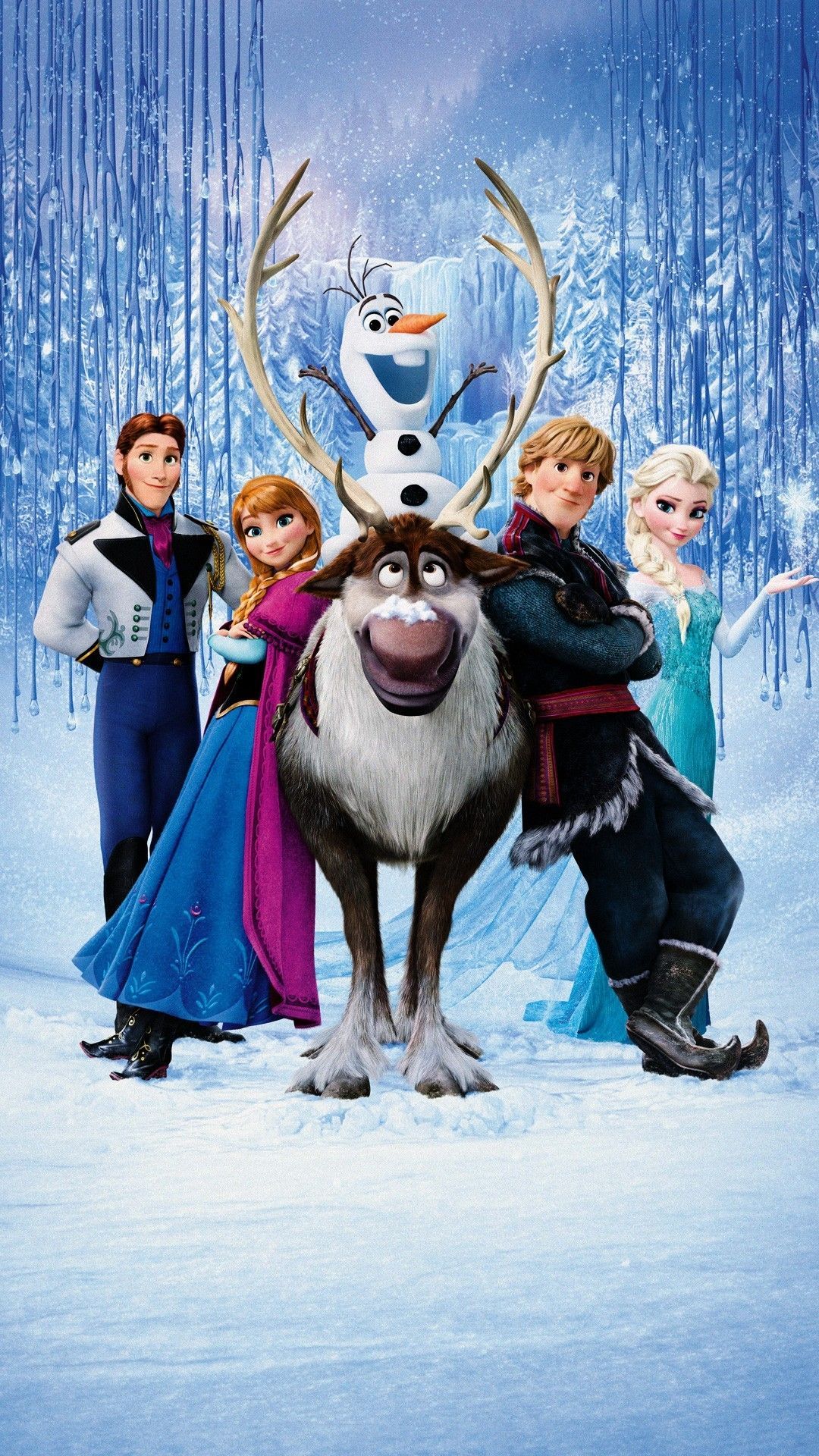 Cast Frozen ghiaccioli verticale, 1080x1920 Full HD Verticale, Samsung Galaxy