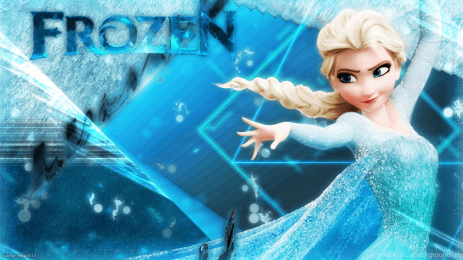 Elsa doppia posa azzurra, 1920x1080 Full HD, PC Desktop