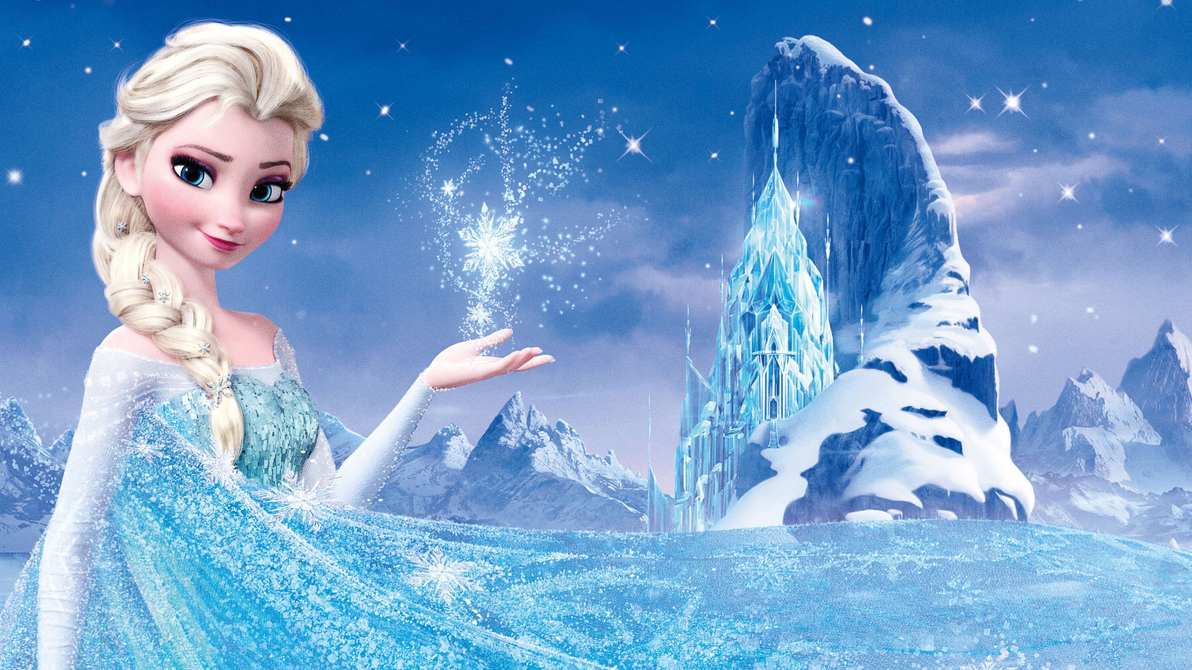 Elsa magia castello di ghiaccio, 4000x2250 4K Ultra HD, Desktop