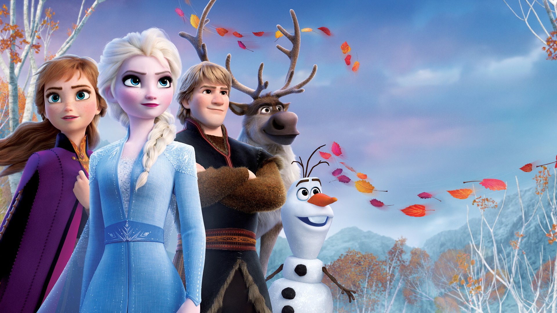 Frozen 2 Elsa Anna Kristoff, 1920x1080 Full HD, Laptop