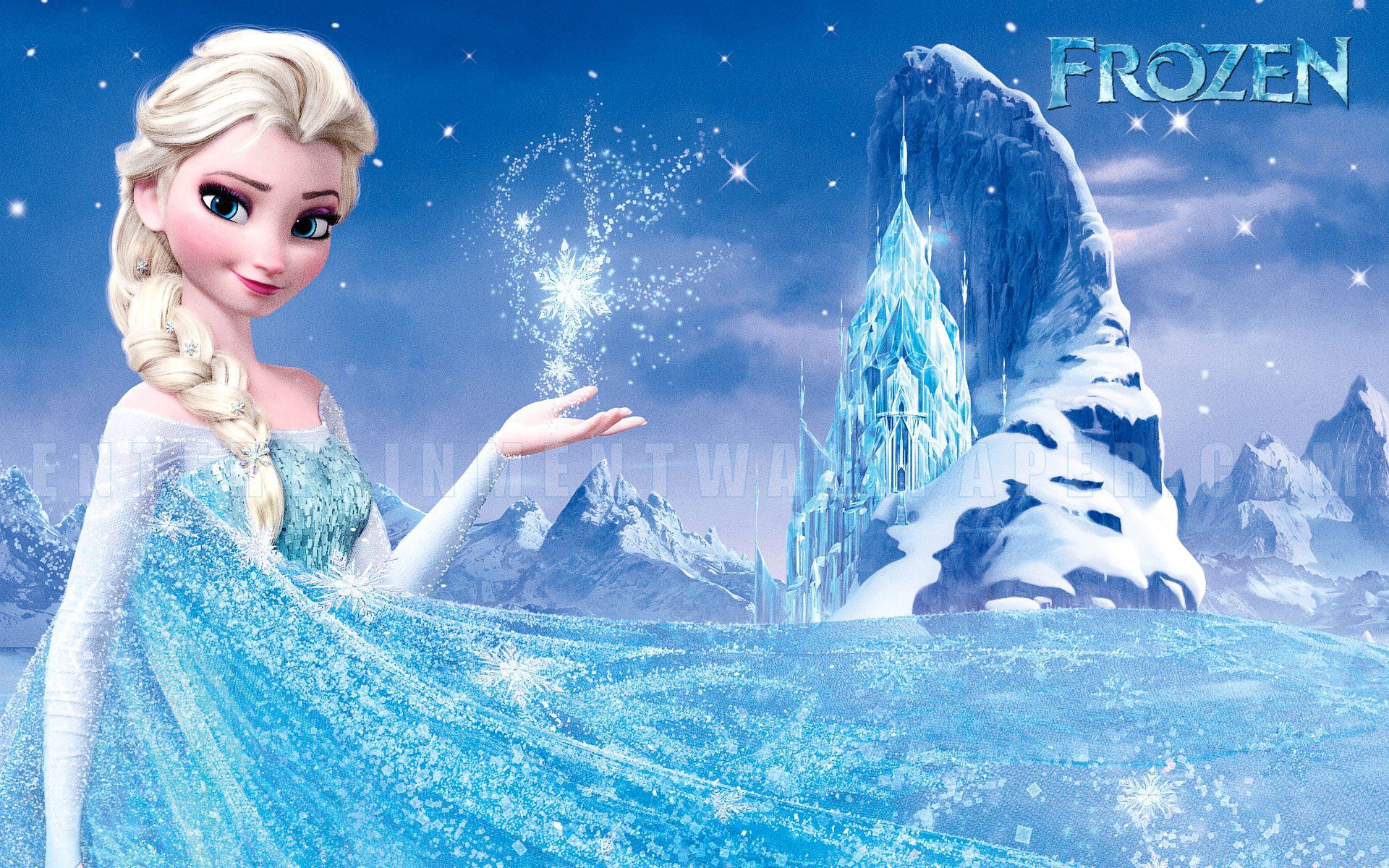 Elsa castello ghiaccio Frozen, 1920x1200 Full HD+ WUXGA, iMac