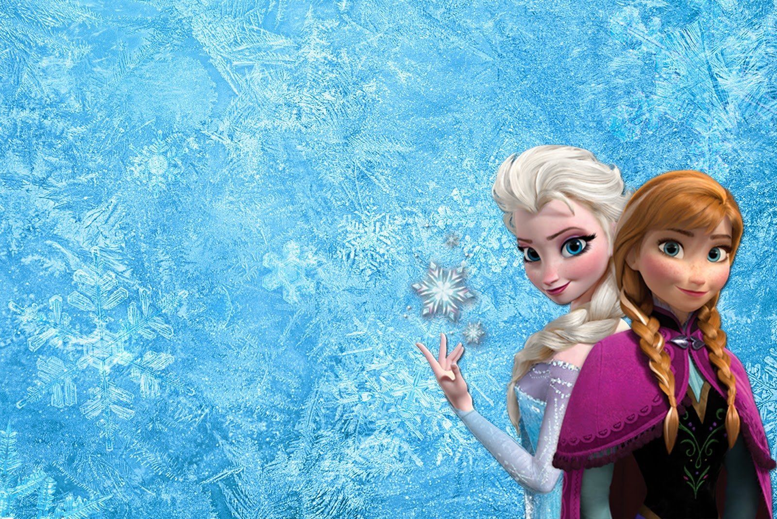 Elsa Anna sfondo fiocchi neve, 1600x1068 HD, Laptop