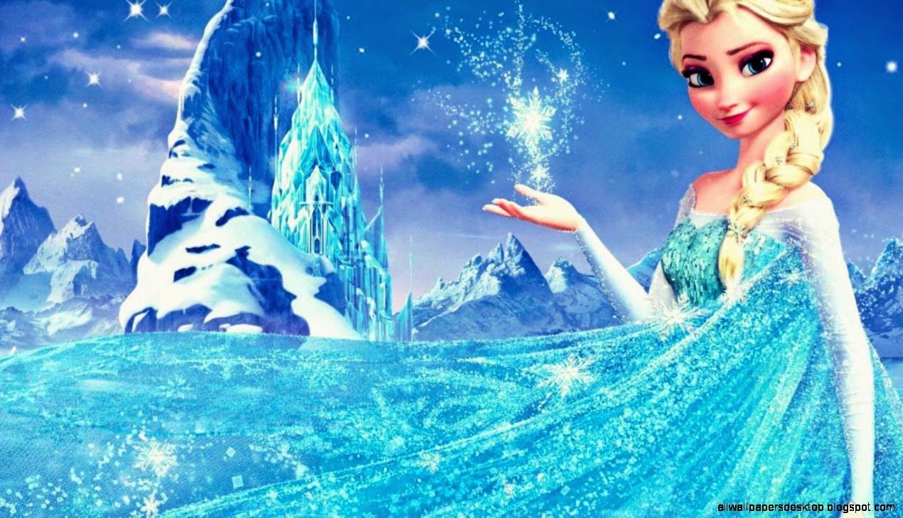 Elsa castello ghiaccio montagne, 1270x729 HD, Desktop
