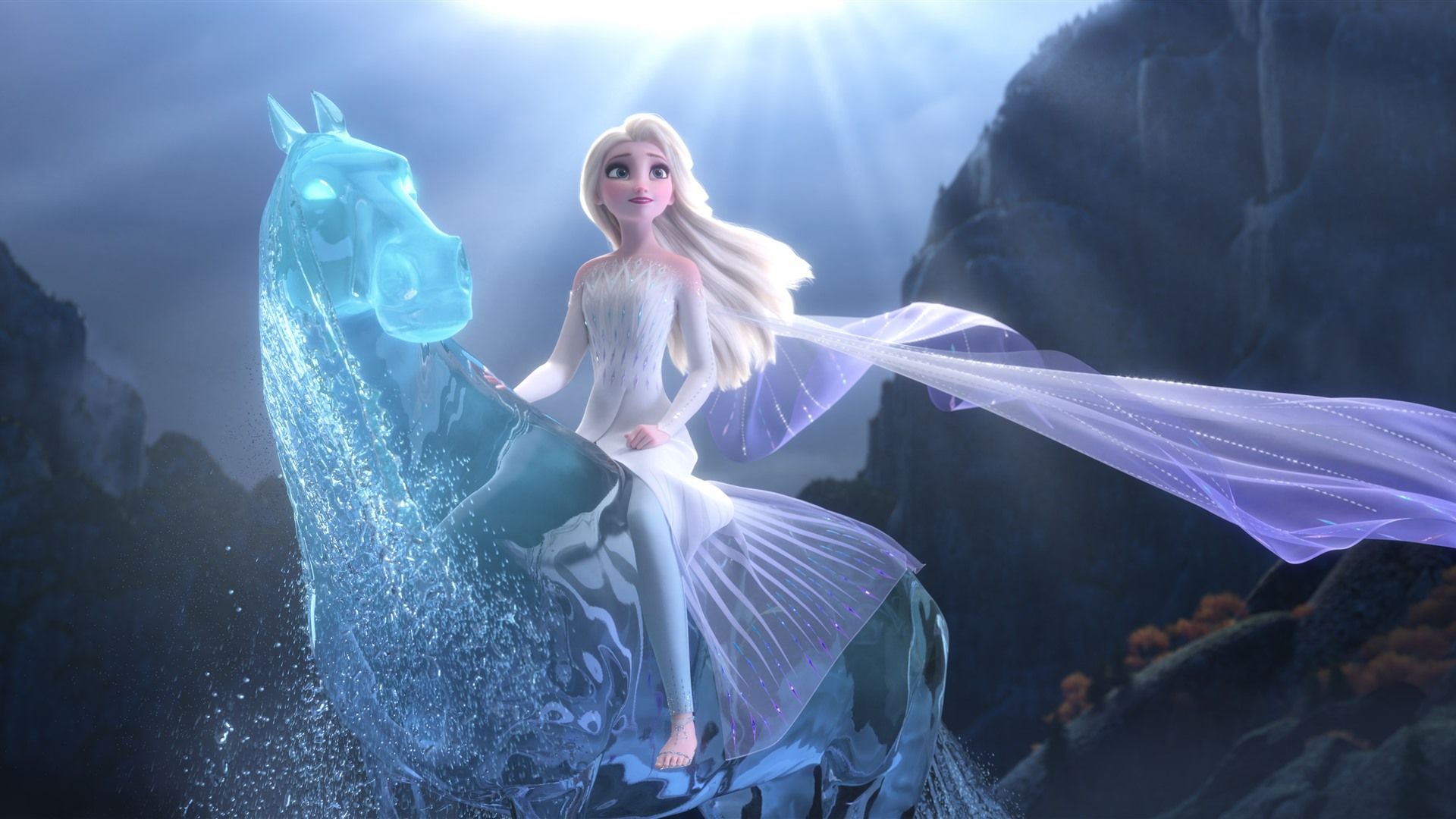 Elsa cavallo acqua Nokk Frozen 2, 1920x1080 1080p, Desktop