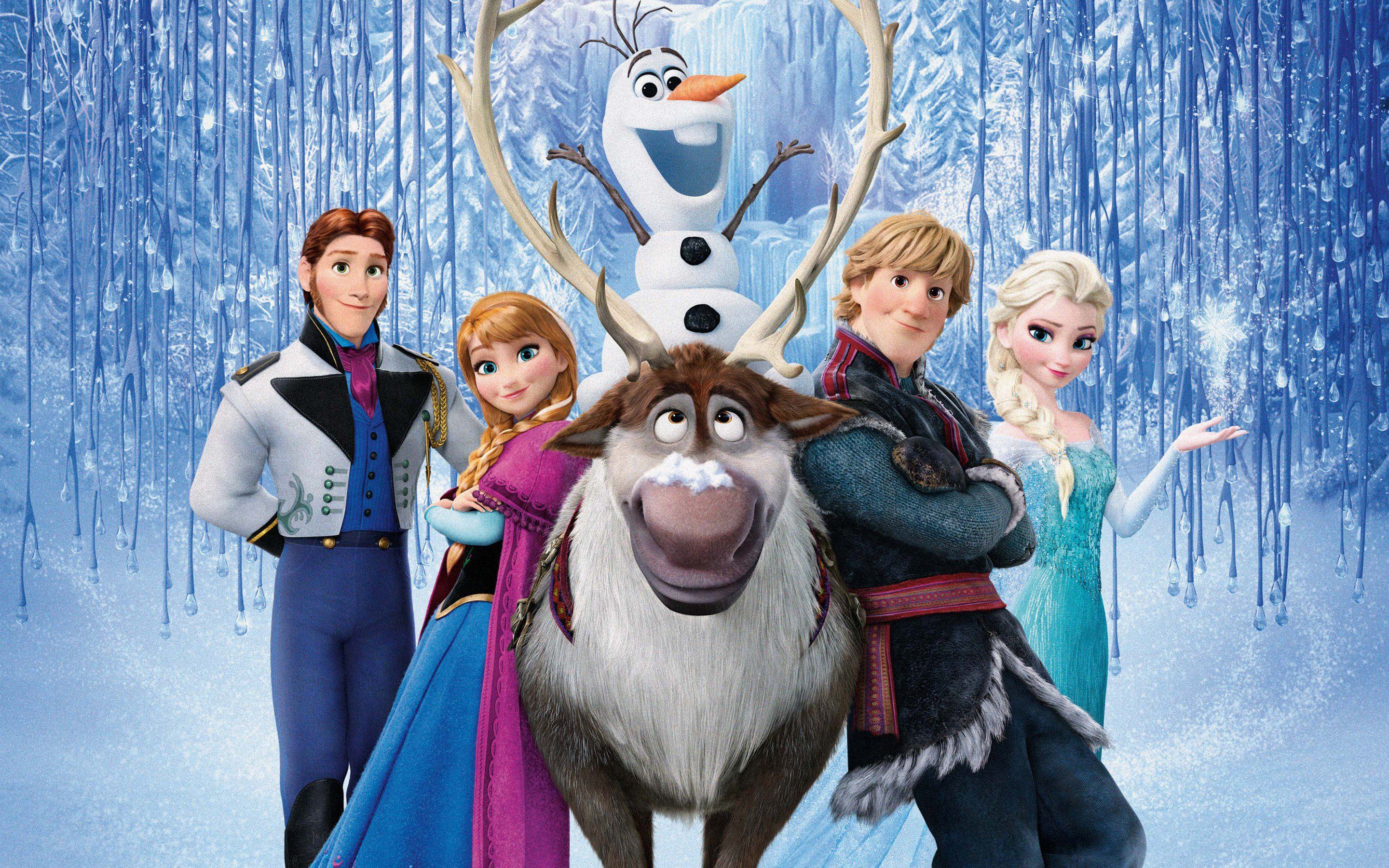 Frozen cast foresta ghiaccio, 2880x1800 2K, MacBook Pro