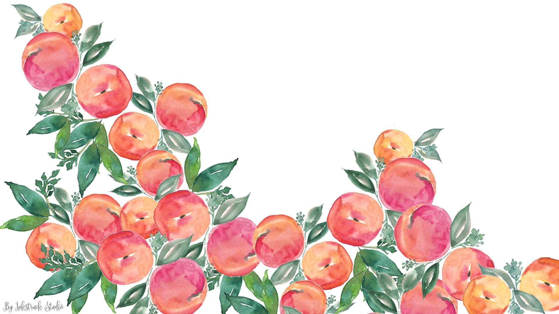 Pesche arancioni ad acquerello, 1836x1146 900p, Desktop