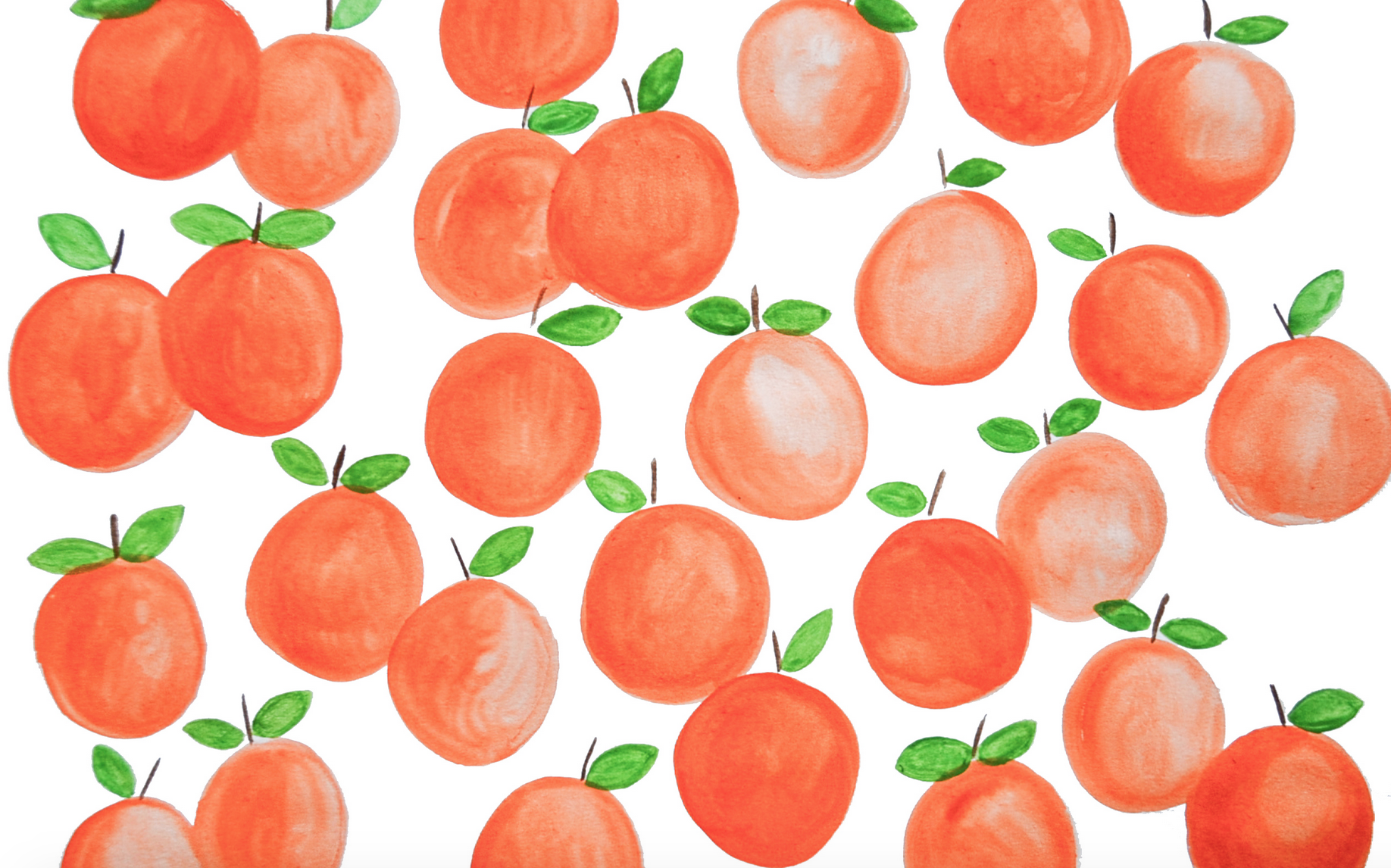 Frutta agrumi e fiori acquerello, 2560x1440 2K QHD, Monitor Gaming