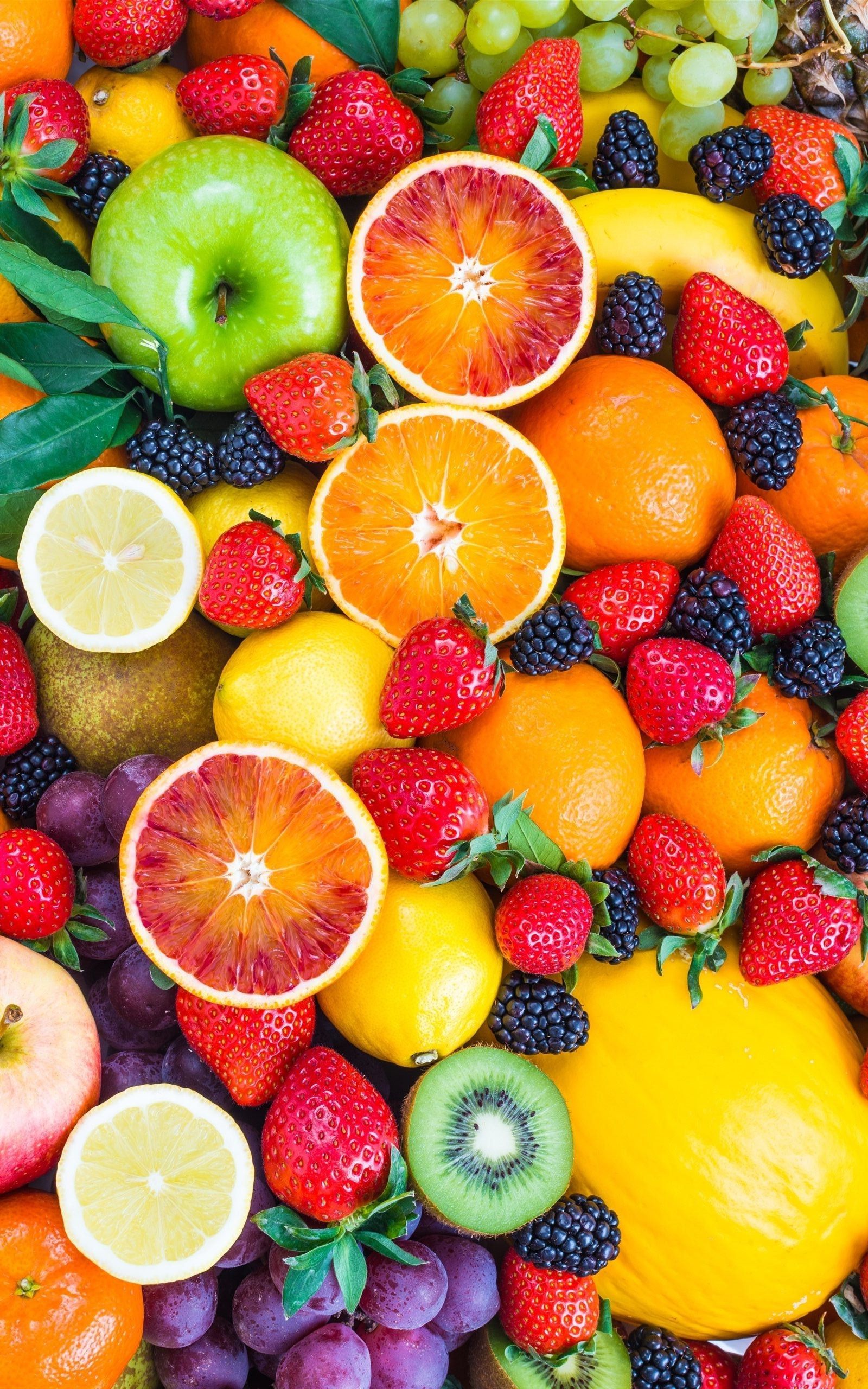 Frutta fresca colorata mista, 1600x2560 Verticale, Telefono