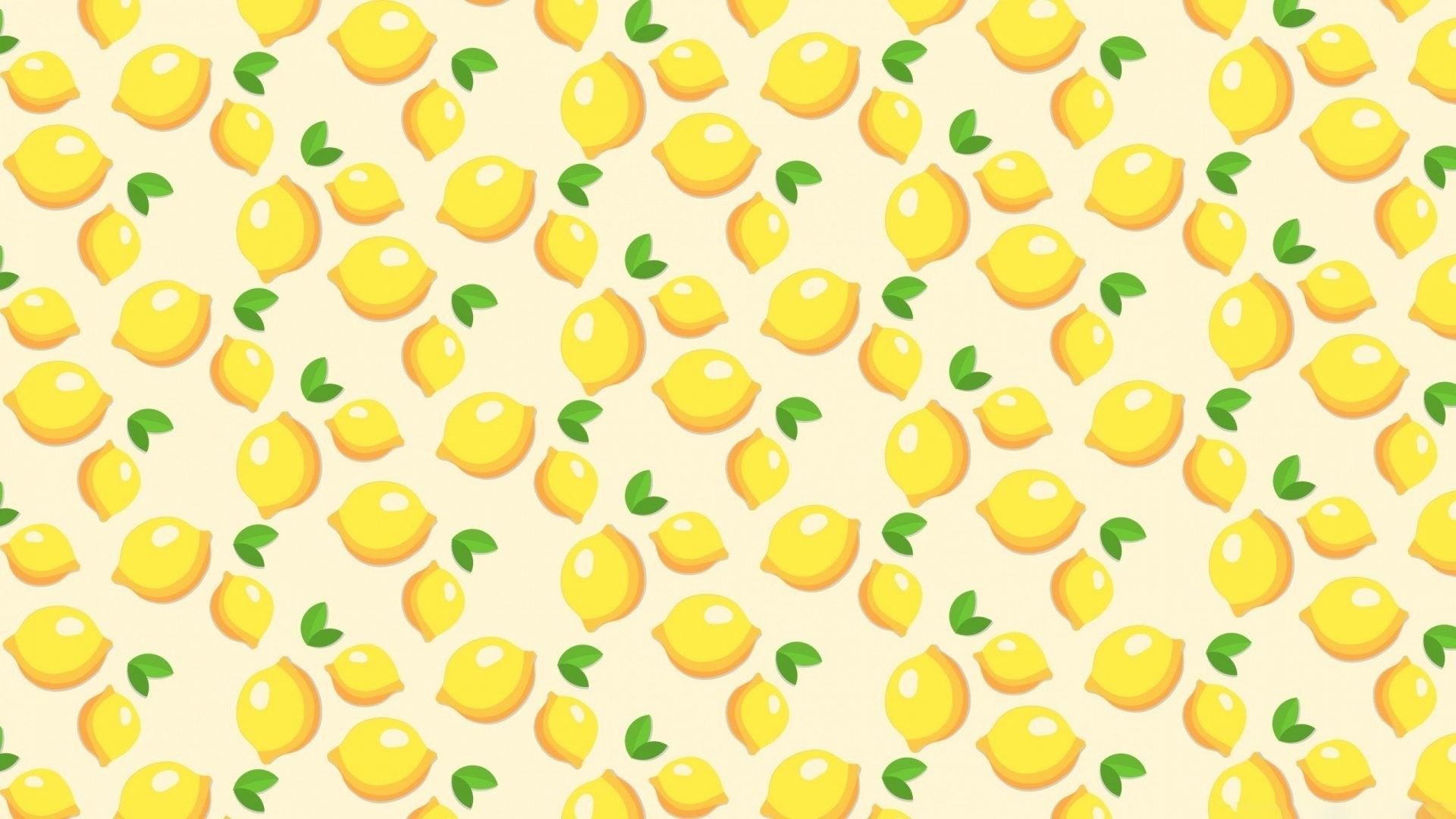 Limoni carini pattern giallo, 1920x1080 Full HD 1080p, PC Desktop