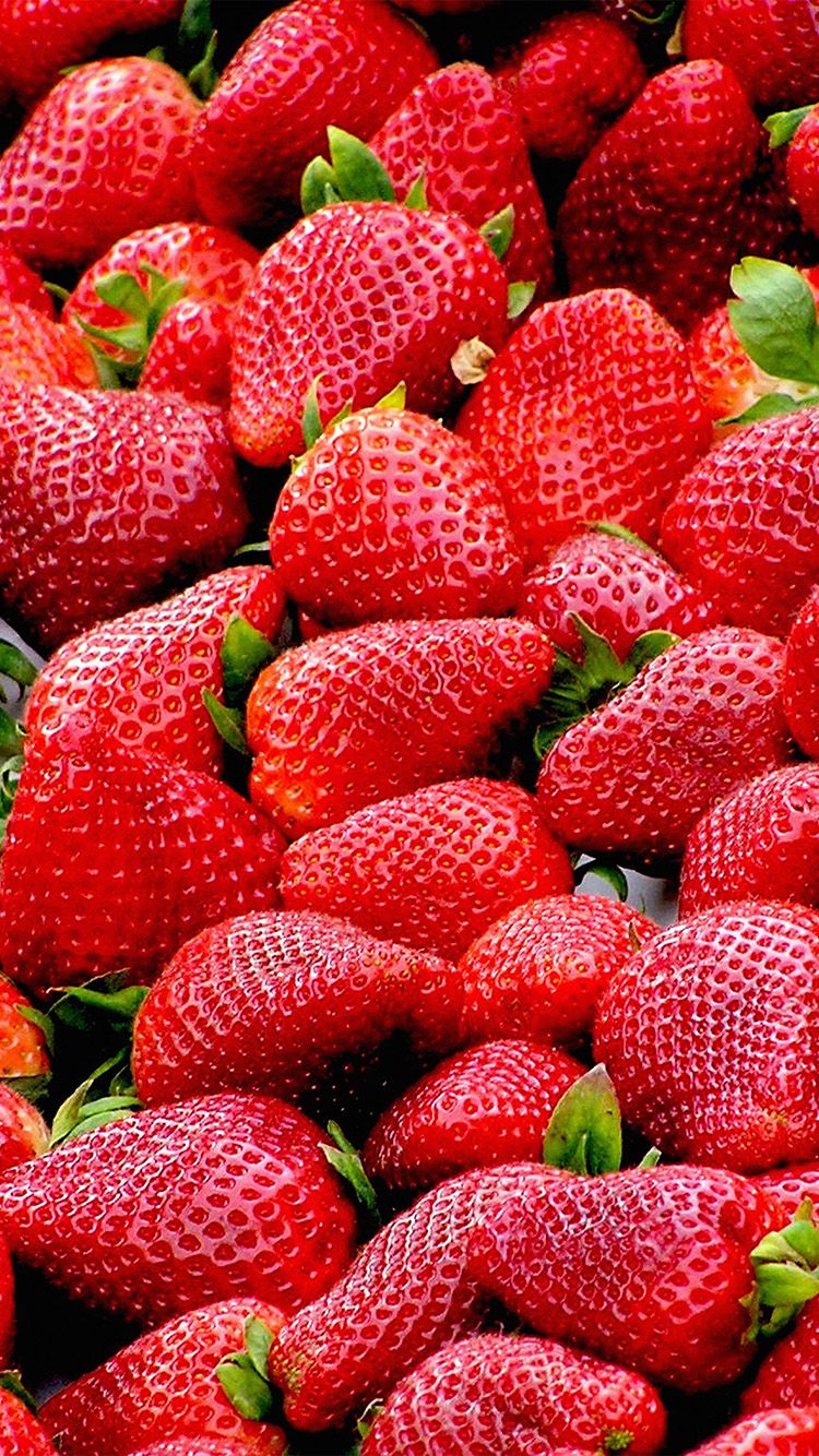 Fragole rosse mature, 750x1334 Verticale, Telefono