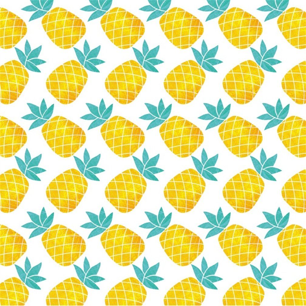 Ananas gialli pattern, 1008x1008 HD, PC Desktop
