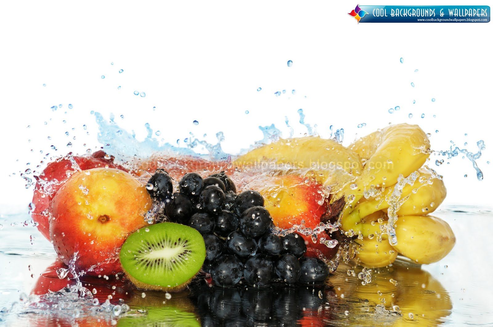 Frutta fresca con spruzzi d'acqua, 1600x1062 HD, Desktop