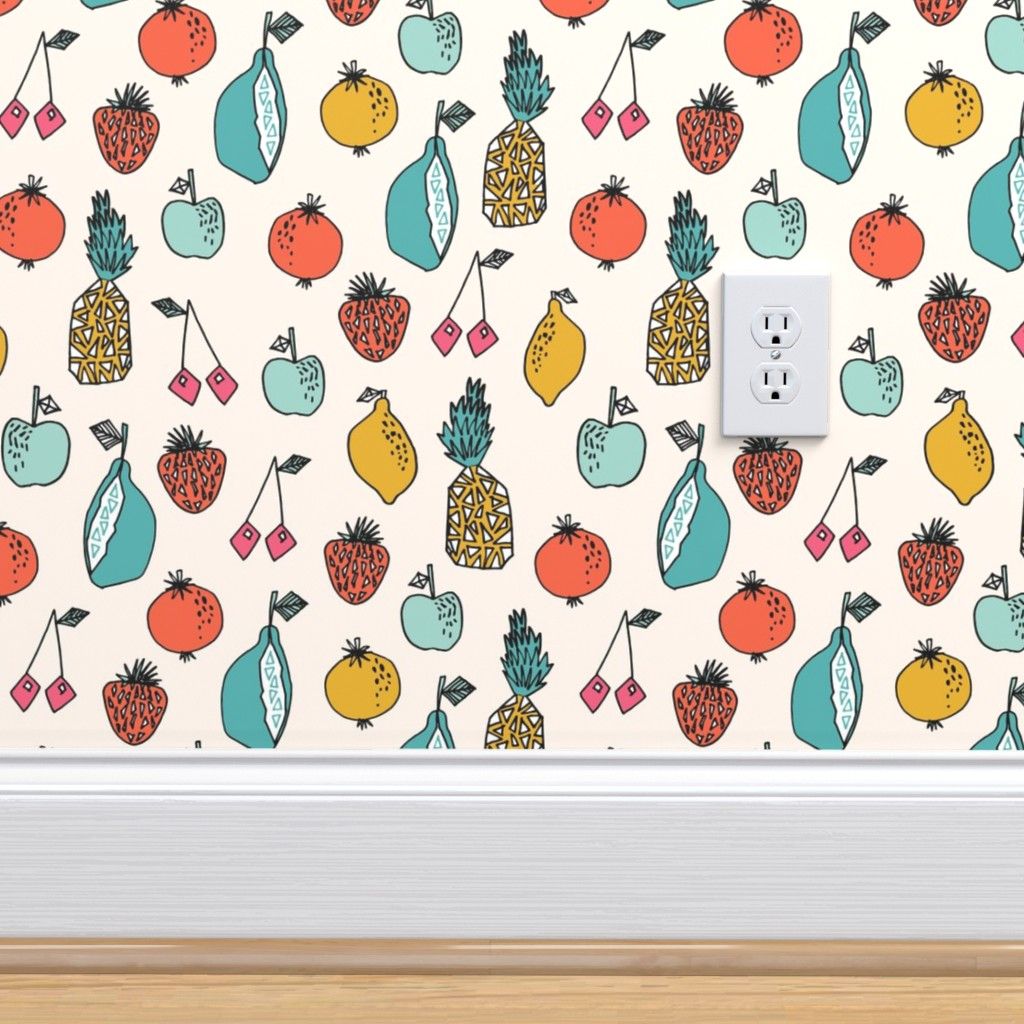 Frutta colorata carina pattern, 1024x1024 HD, Desktop