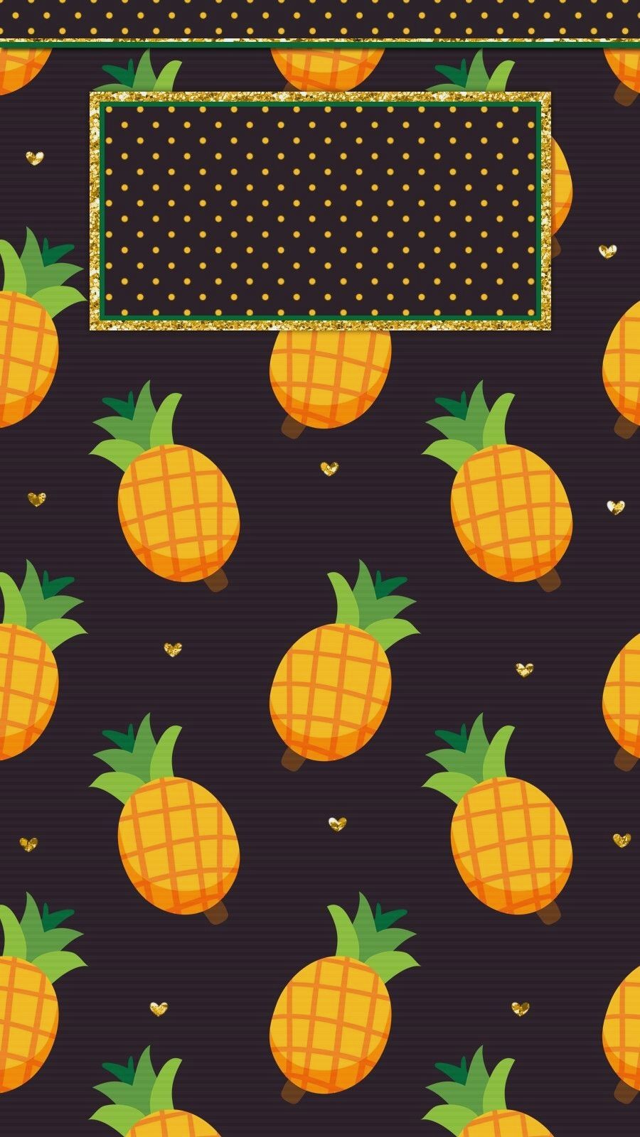 Ananas carini pattern viola, 900x1600 Full HD Verticale, Smartphone