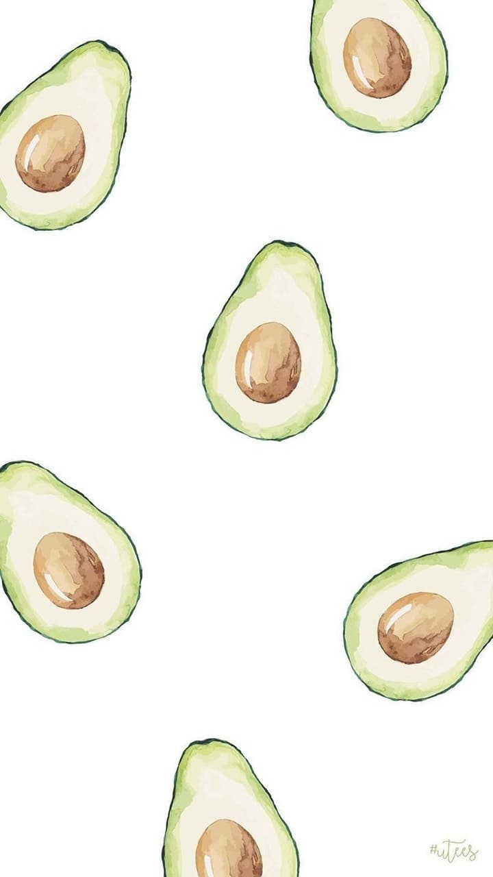 Avocado ad acquerello pattern, 720x1280 Full HD Verticale, Smartphone