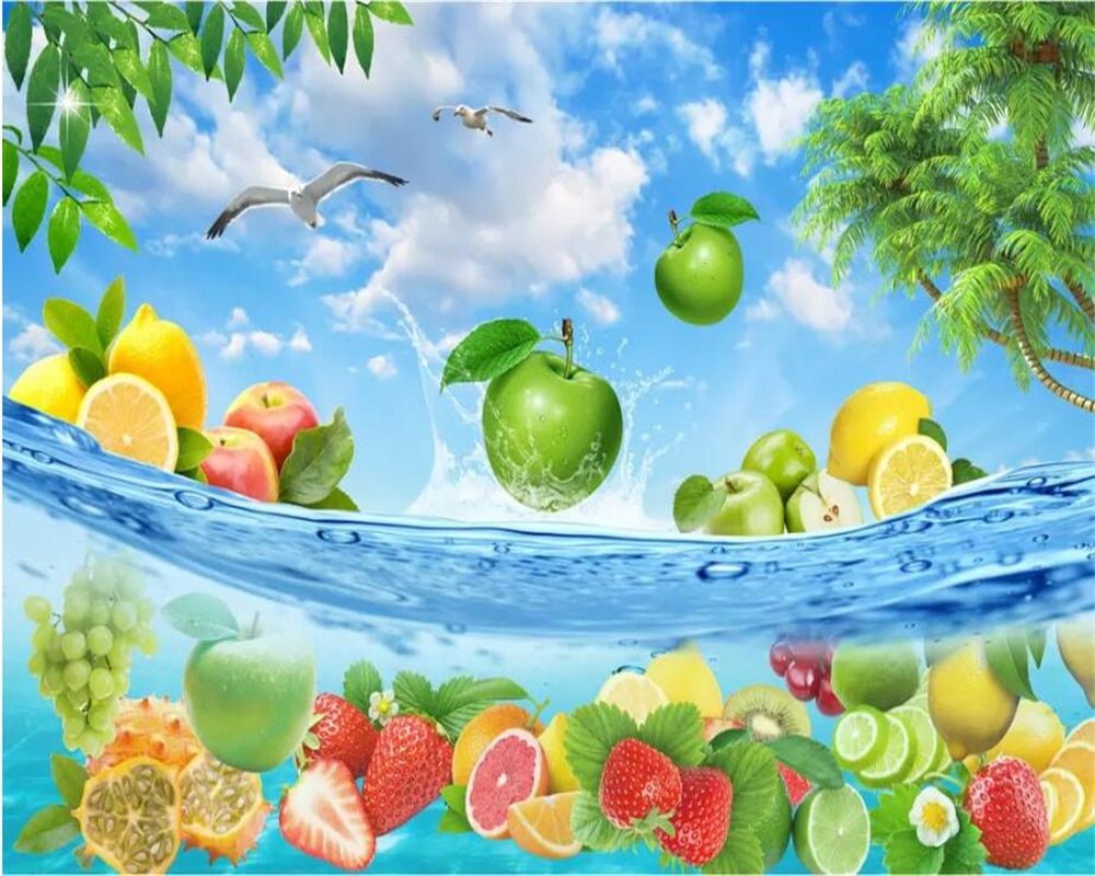 Frutta estiva su acqua splash, 1000x800 HD, Desktop