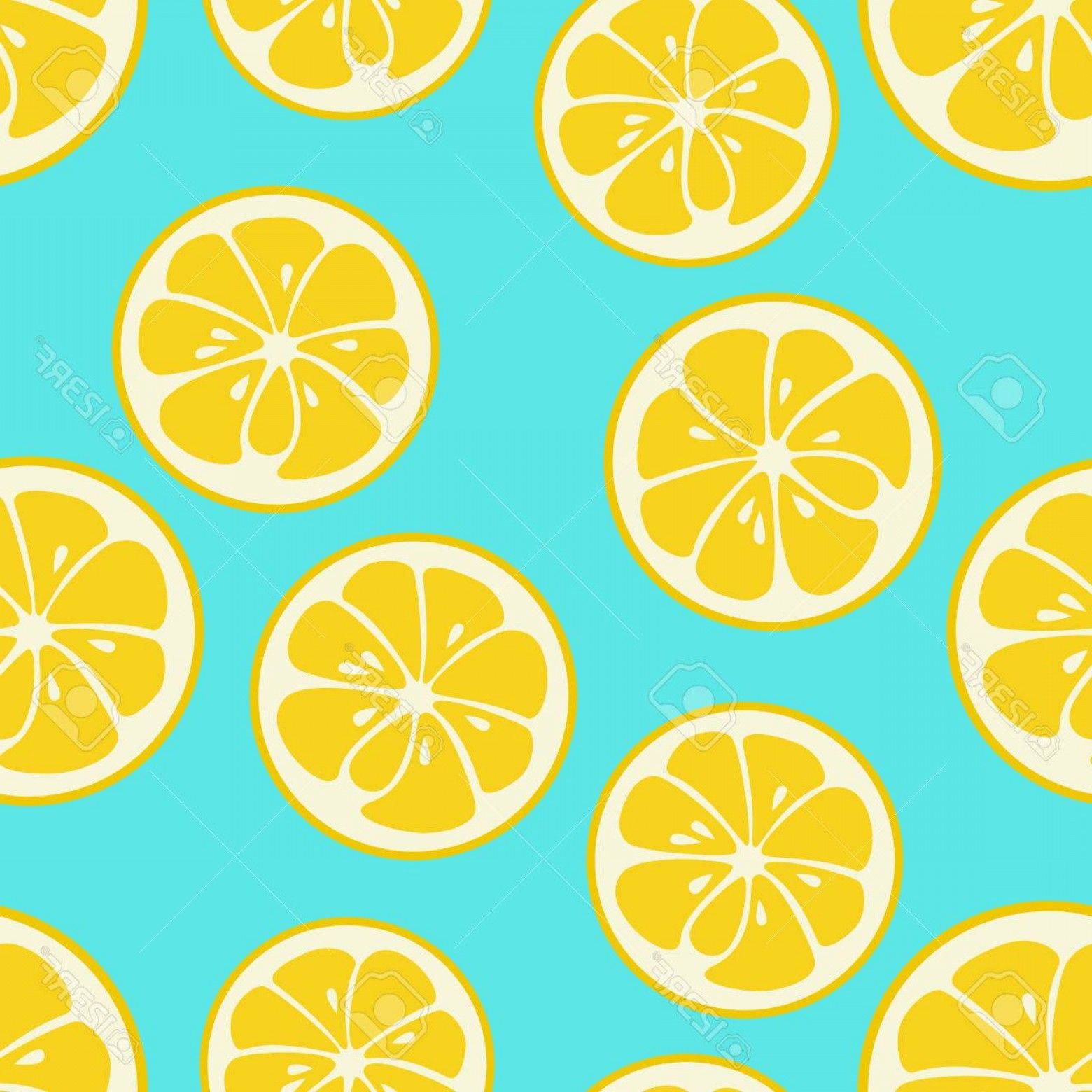 Fette di limone gialle pattern, 1560x1560 720p, Laptop